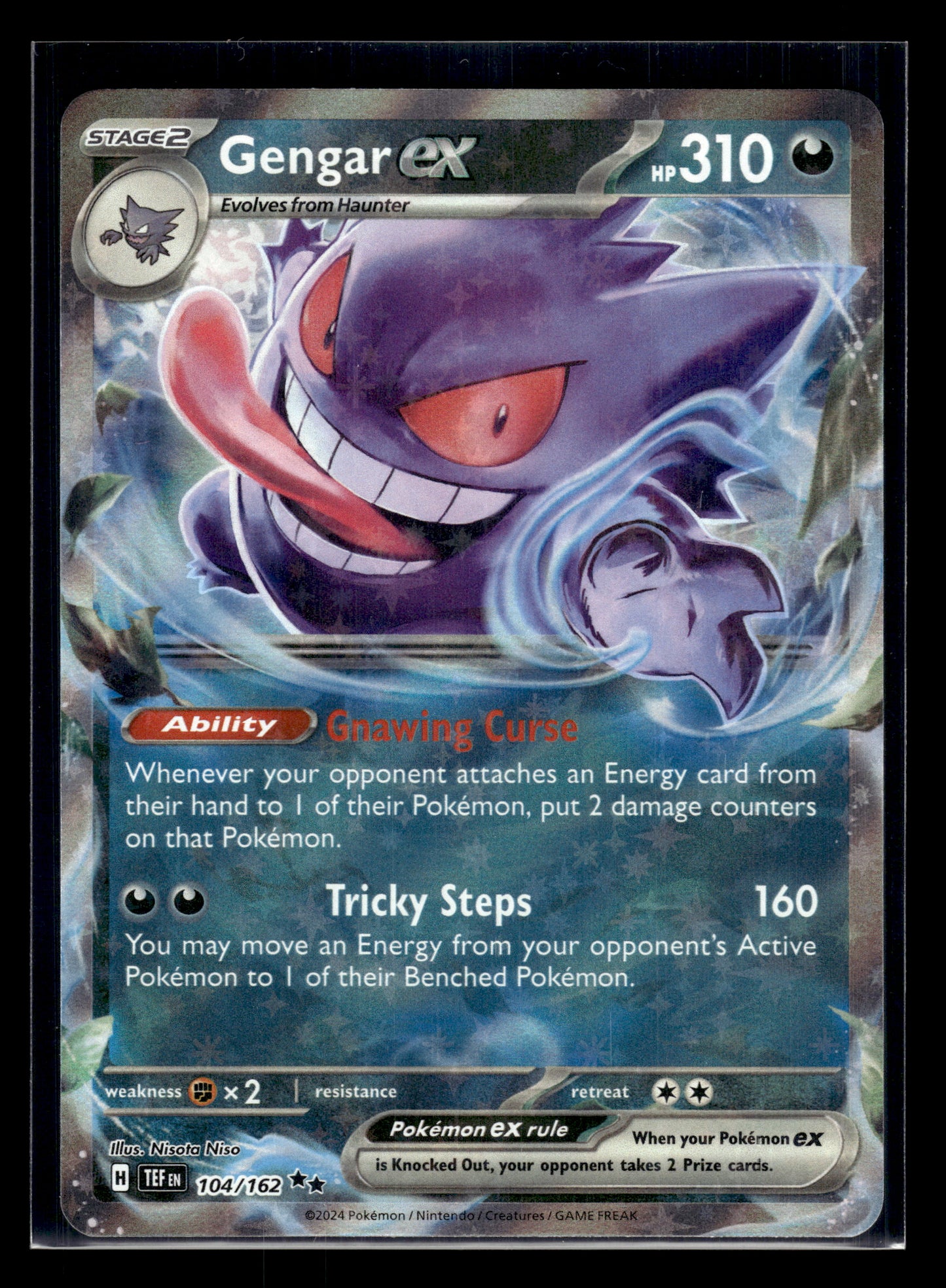 Gengar ex #104/162 Temporal Forces VLP