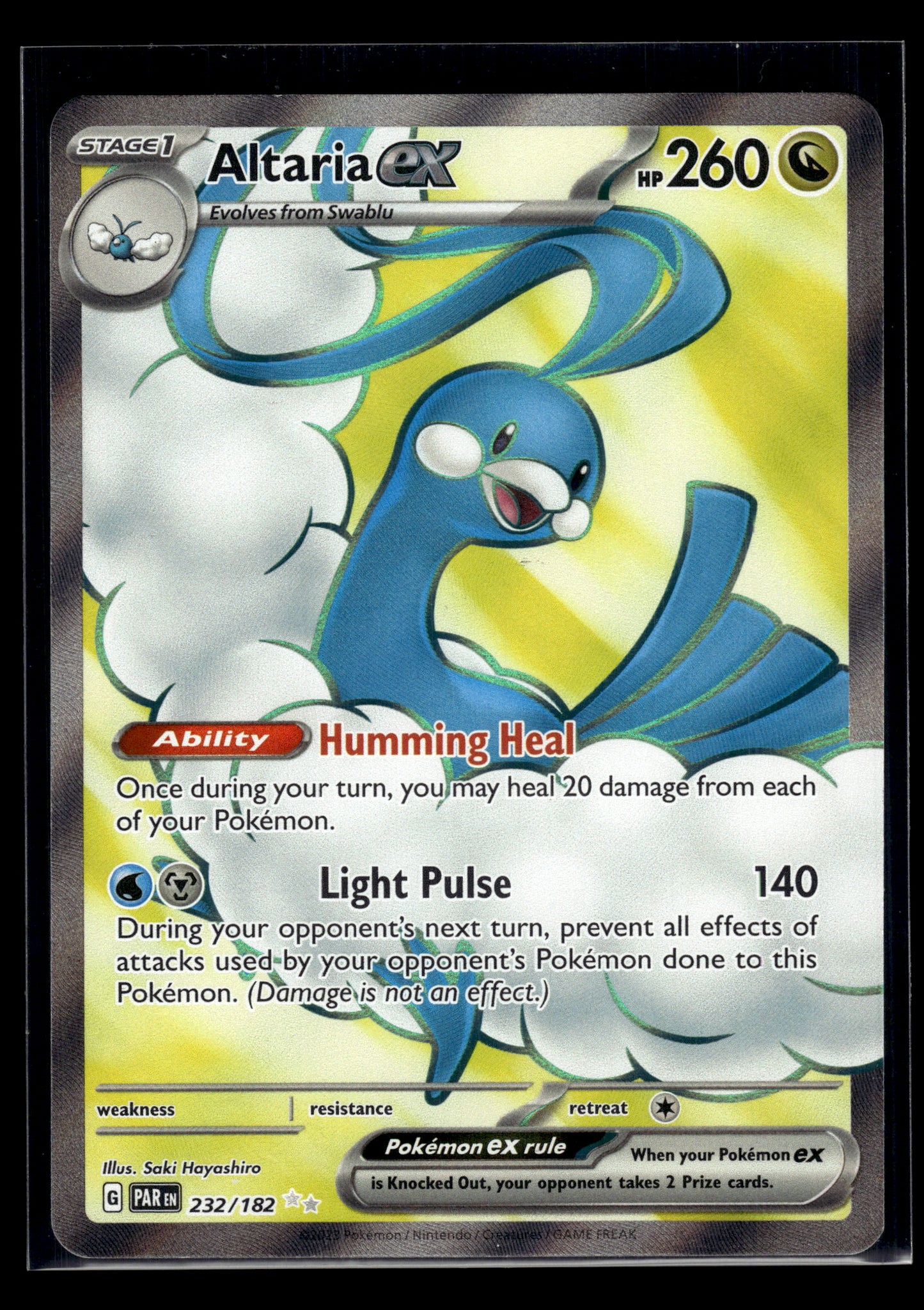 Altaria ex #232/182 Paradox Rift LP