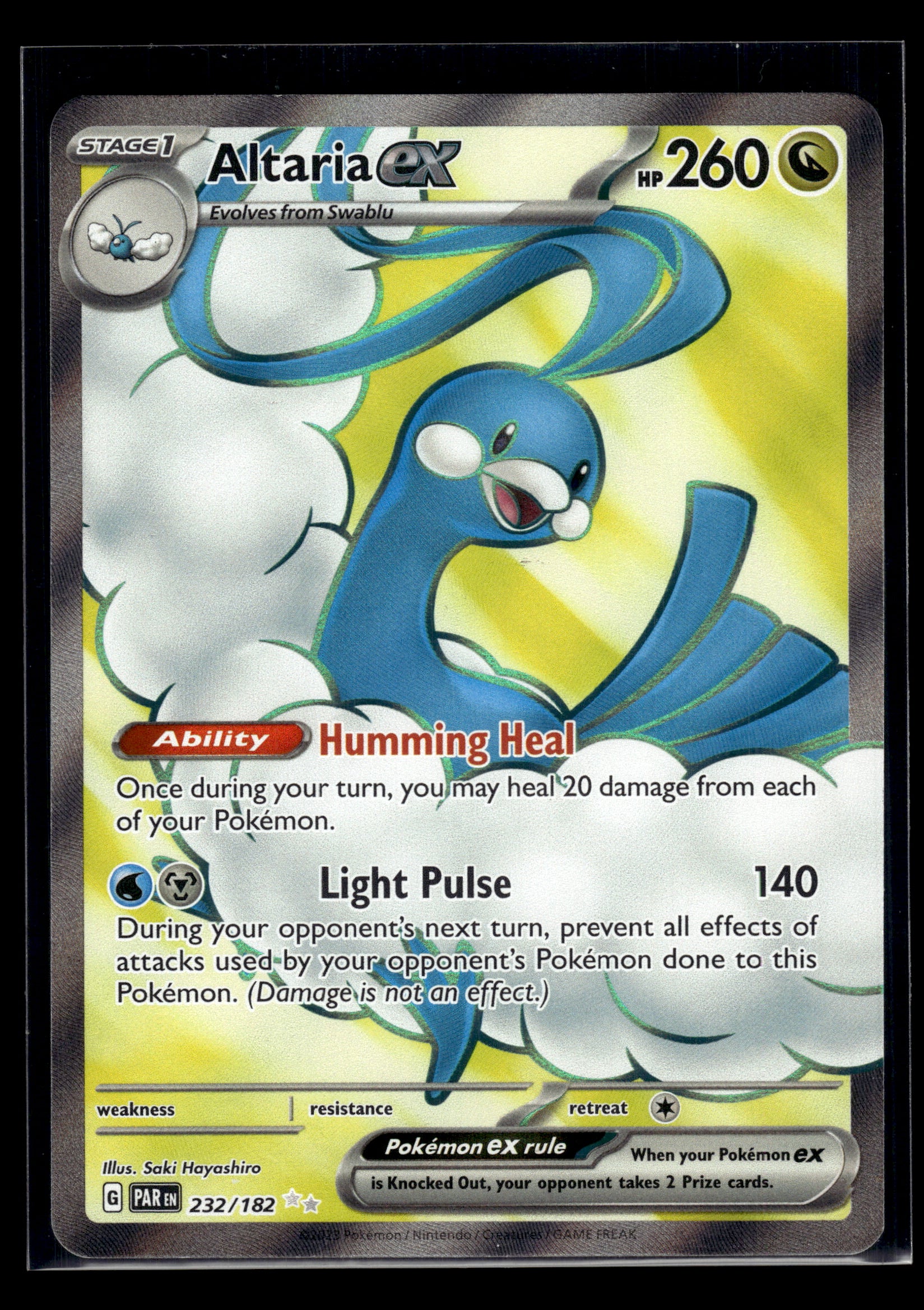 Altaria ex #232/182 Paradox Rift LP