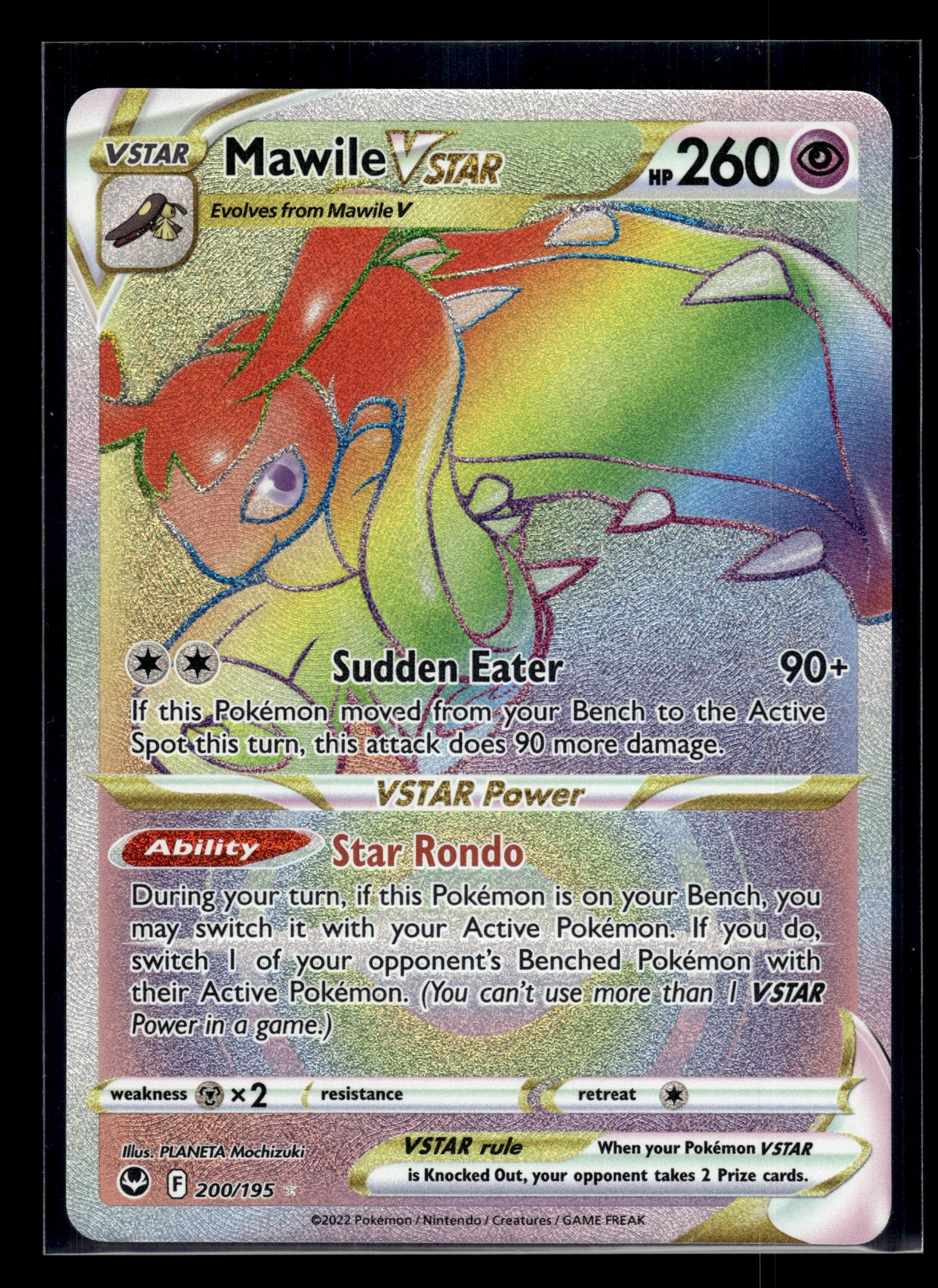 Mawile VSTAR (Secret) #200/195 Silver Tempest VLP