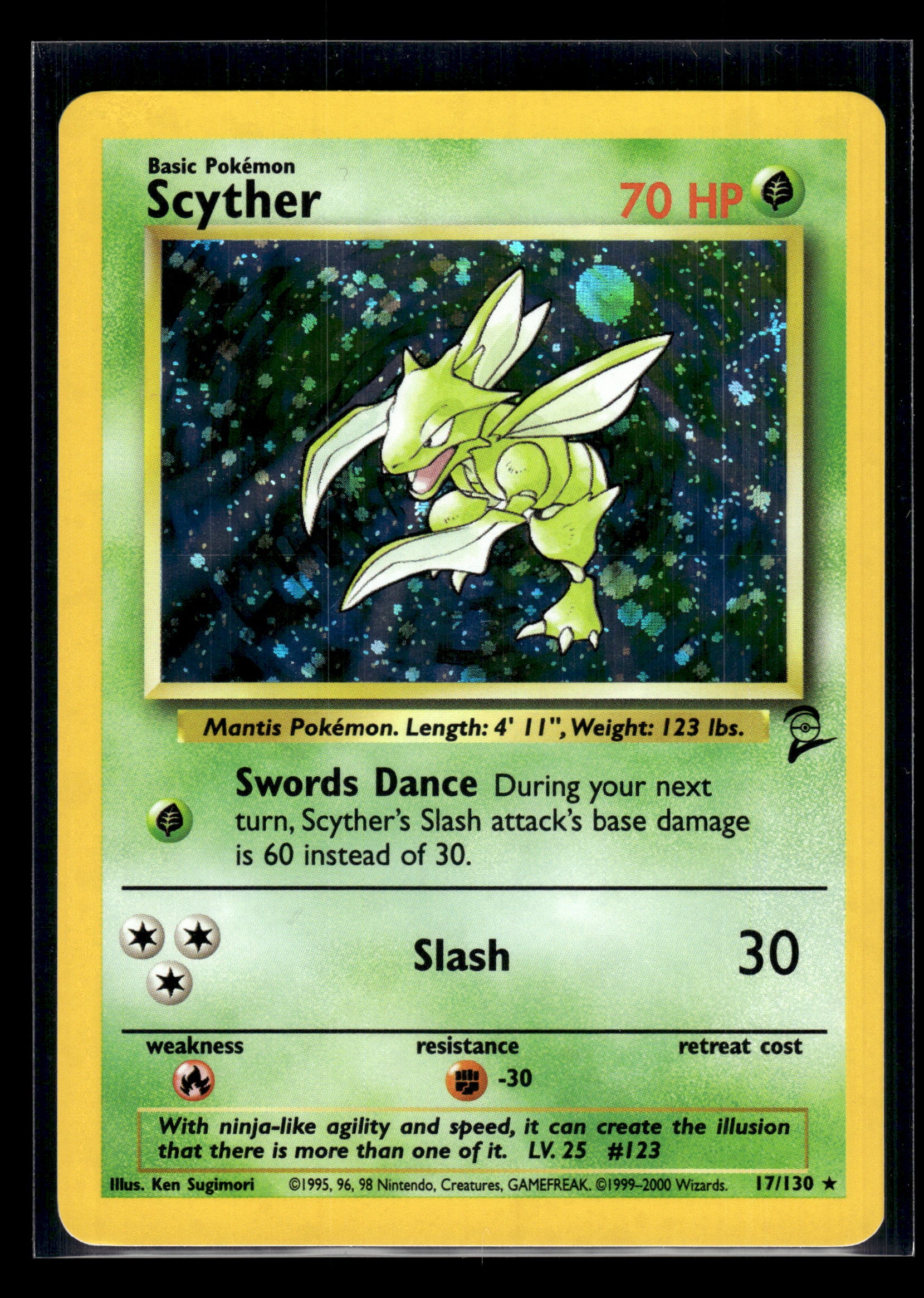 Scyther #017/130 Base Set 2 LP