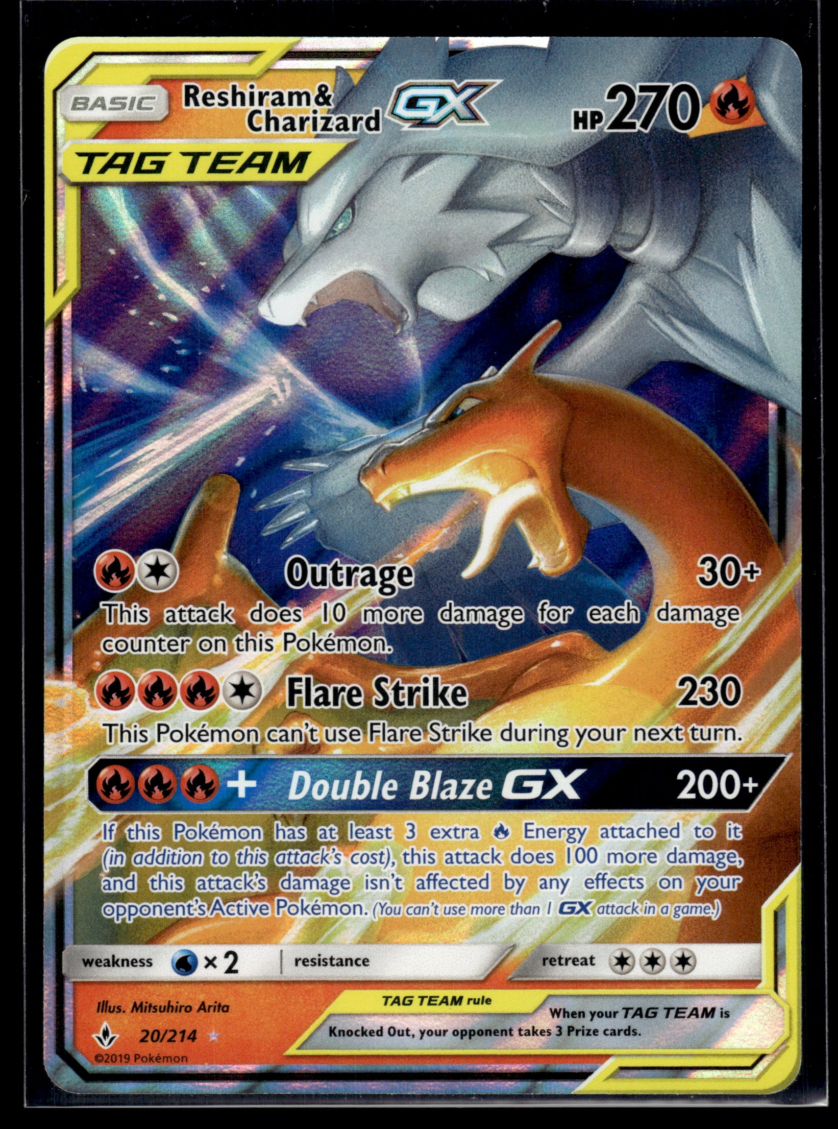 Reshiram & Charizard GX #20/214 SM - Unbroken Bonds LP