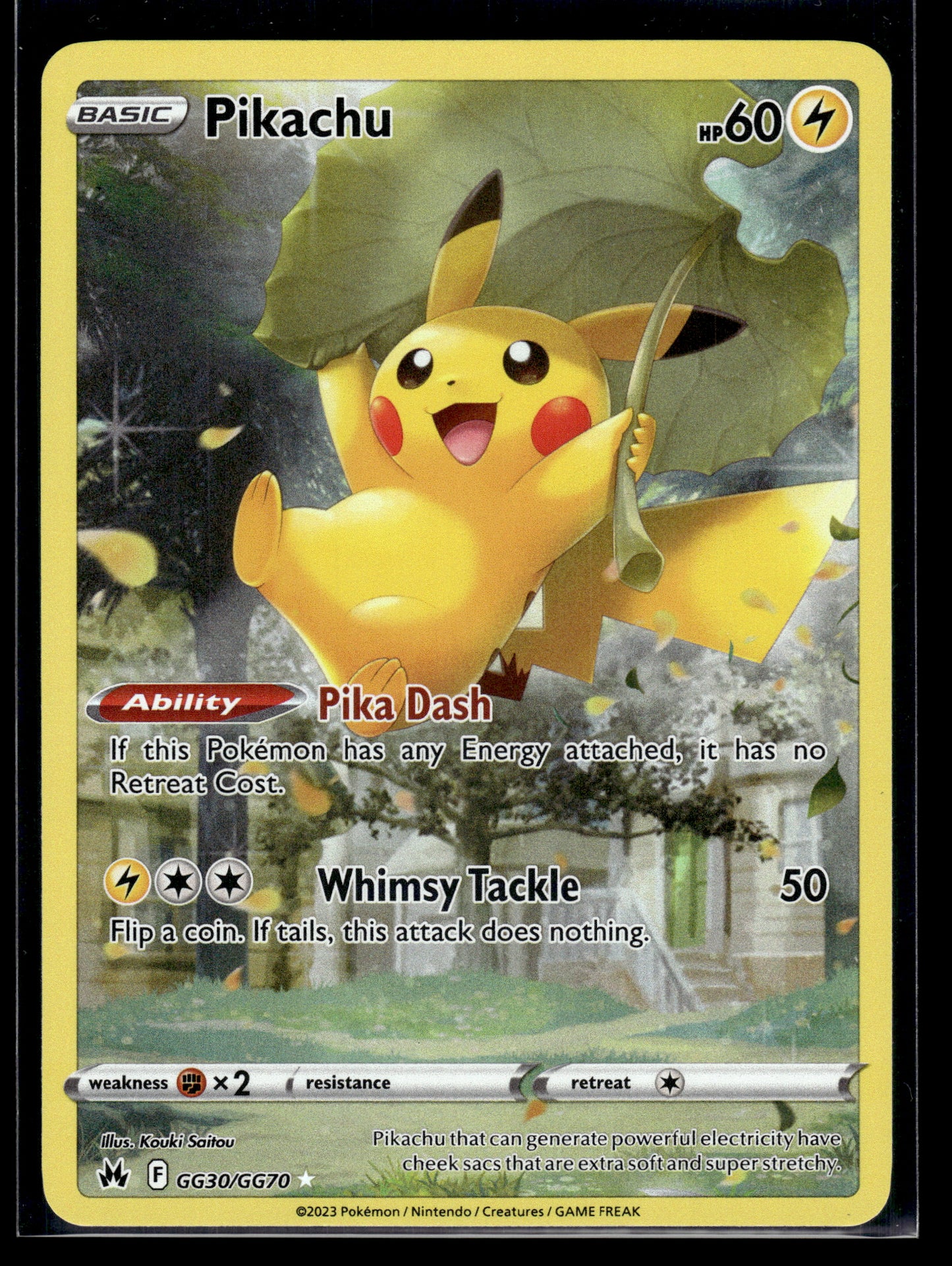Pikachu #GG30/GG70 Crown Zenith: Galarian Gallery VLP