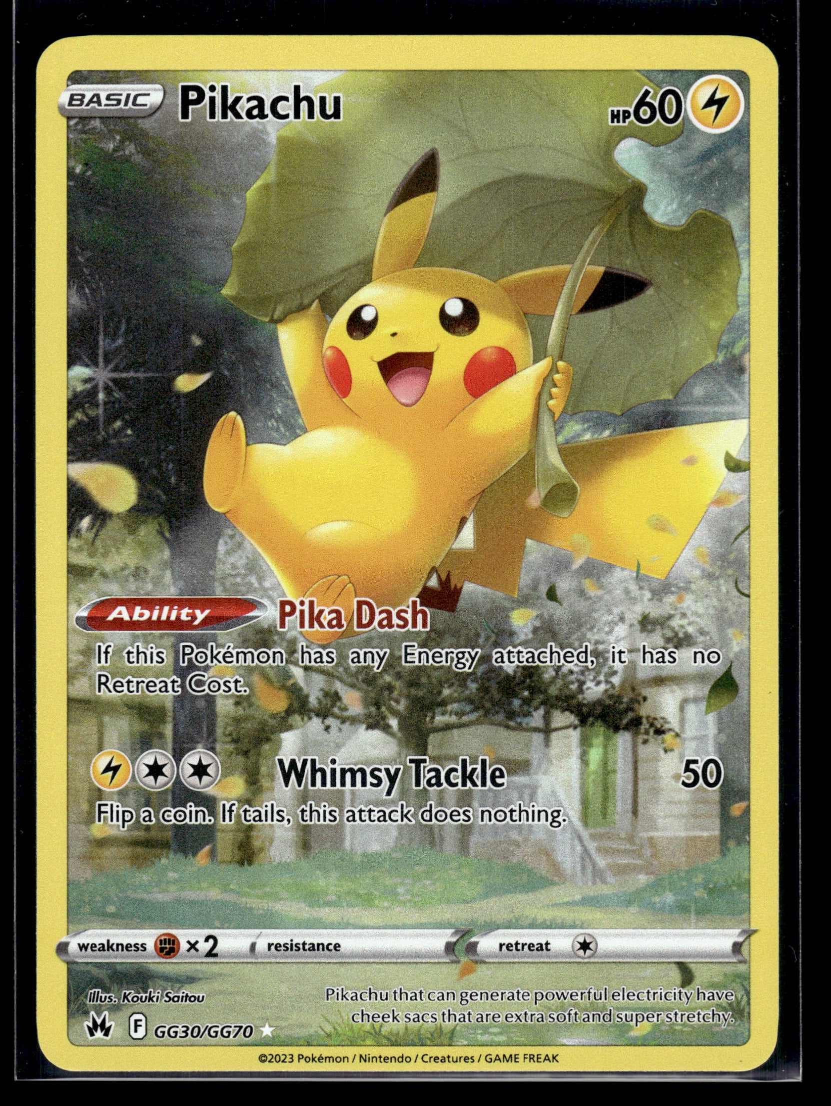 Pikachu #GG30/GG70 Crown Zenith: Galarian Gallery VLP