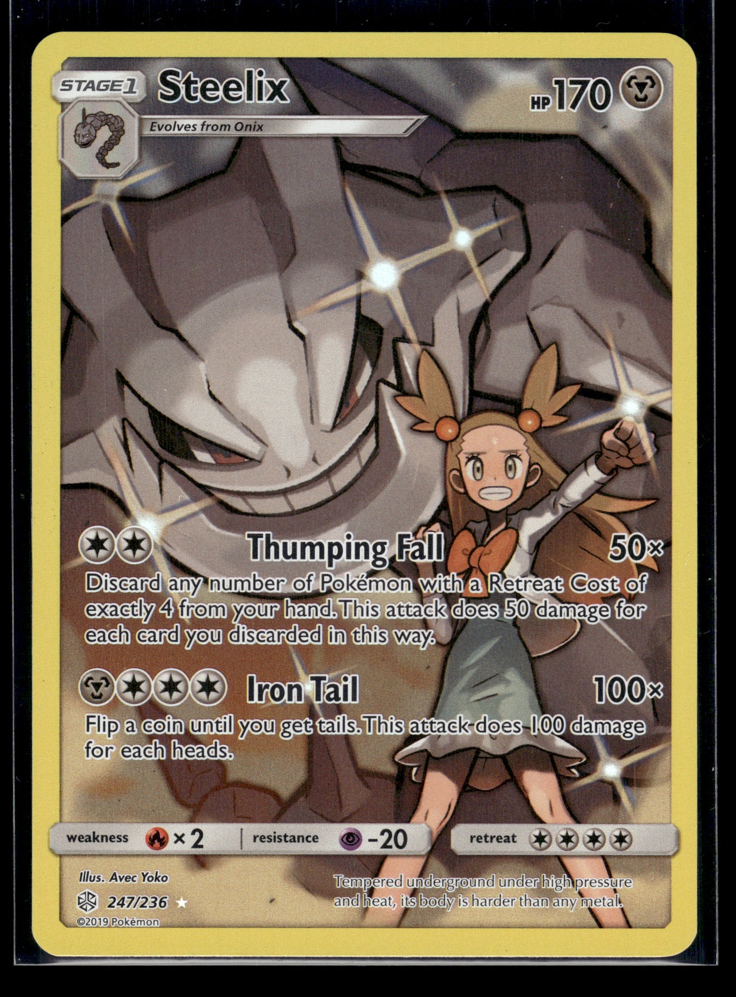 Steelix (Secret) #247/236 SM - Cosmic Eclipse LP