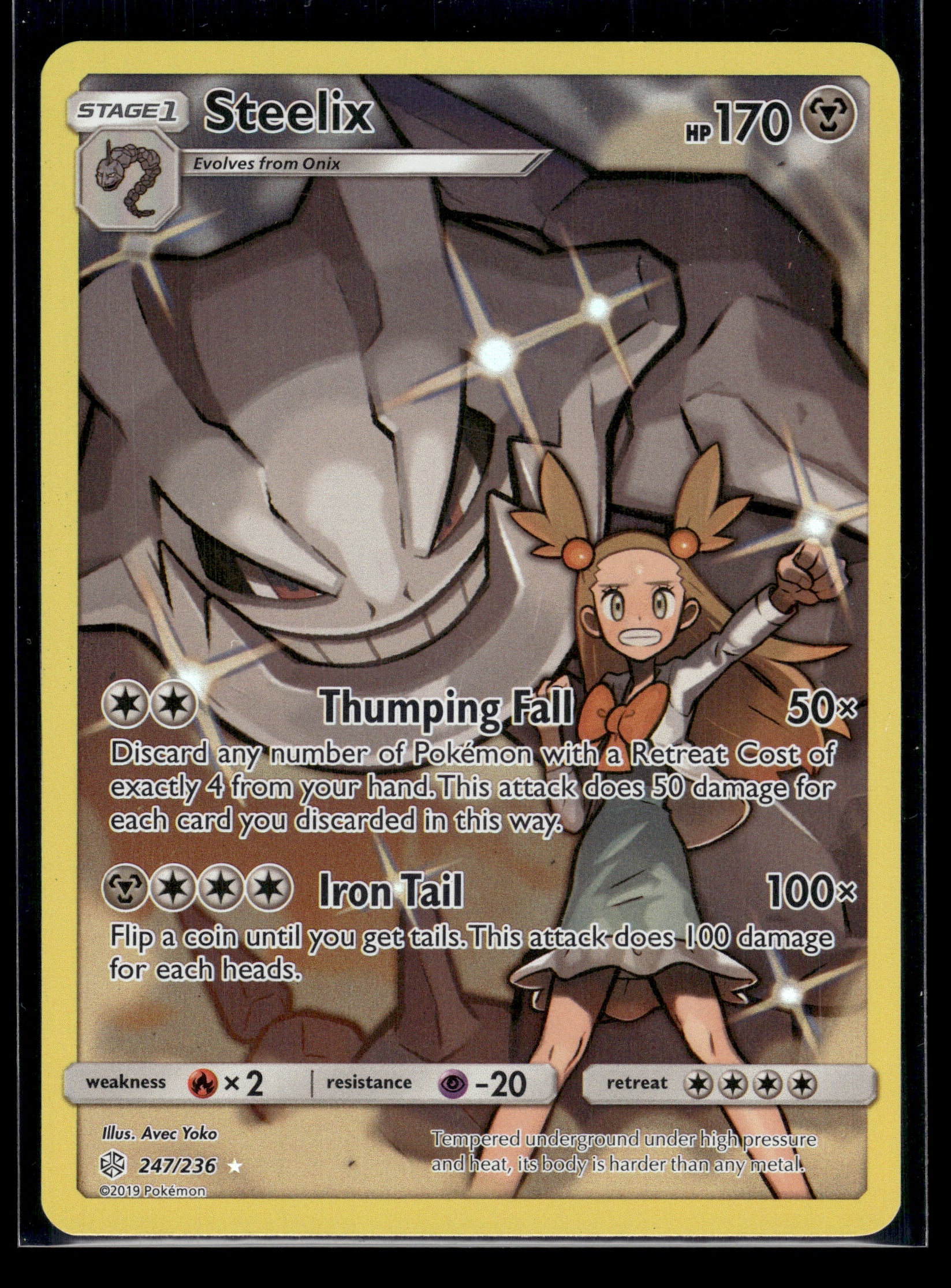 Steelix (Secret) #247/236 SM - Cosmic Eclipse LP