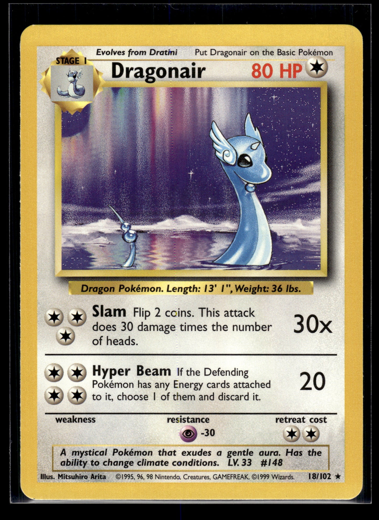 Dragonair #018/102 Base Set LP
