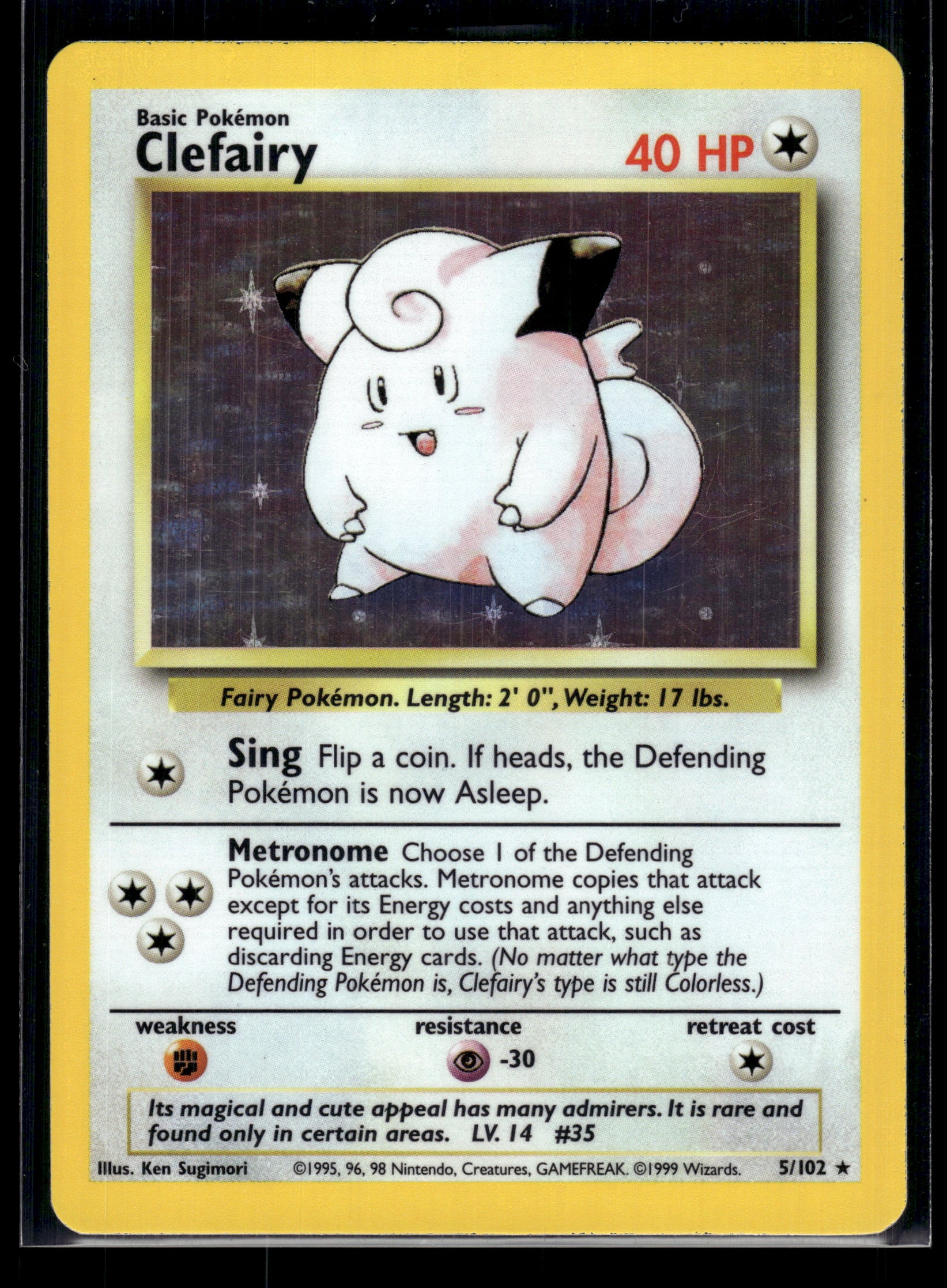 Clefairy #005/102 Base Set LP