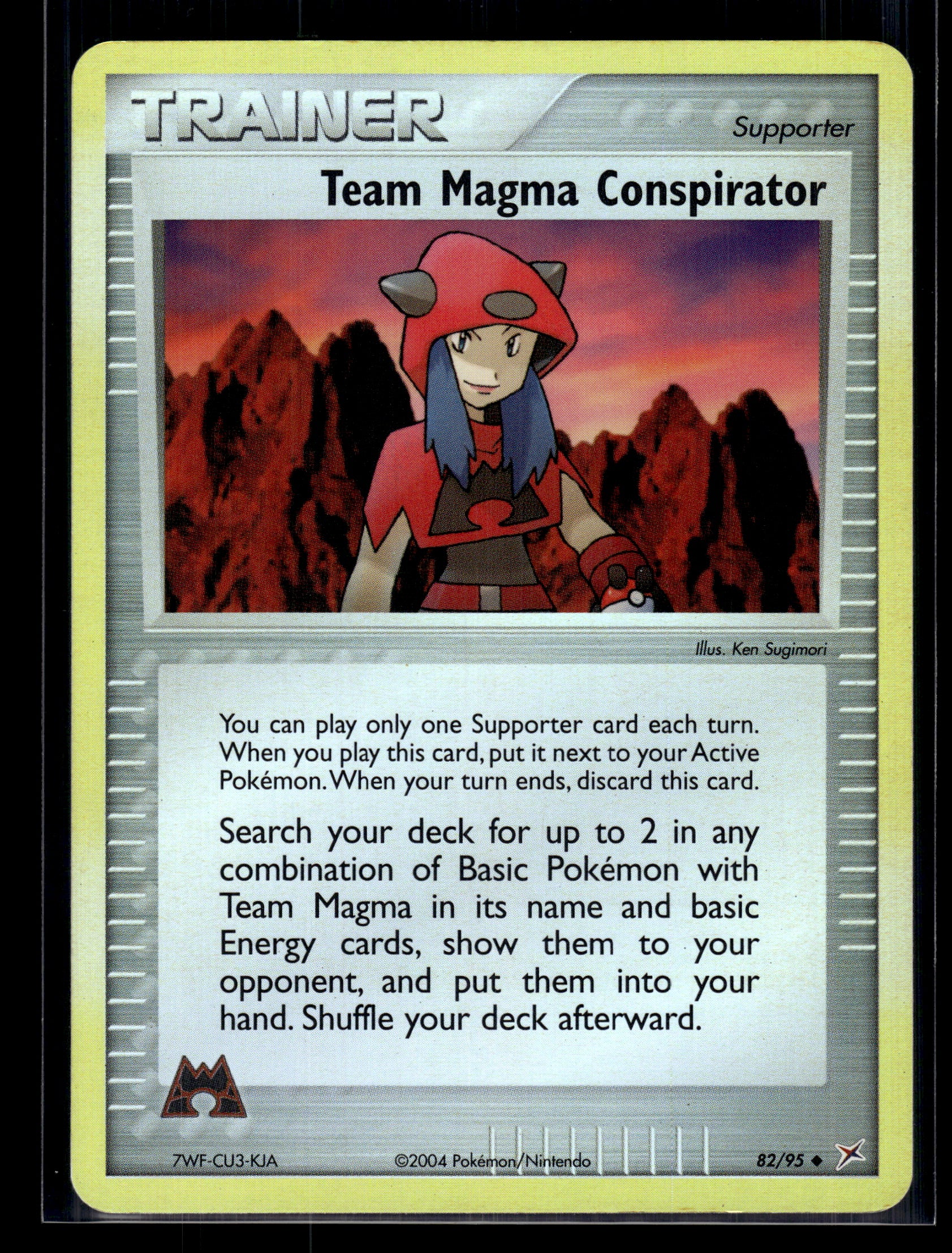 Team Magma Conspirator #82/95 Reverse Holo Team Magma vs Team Aqua LP
