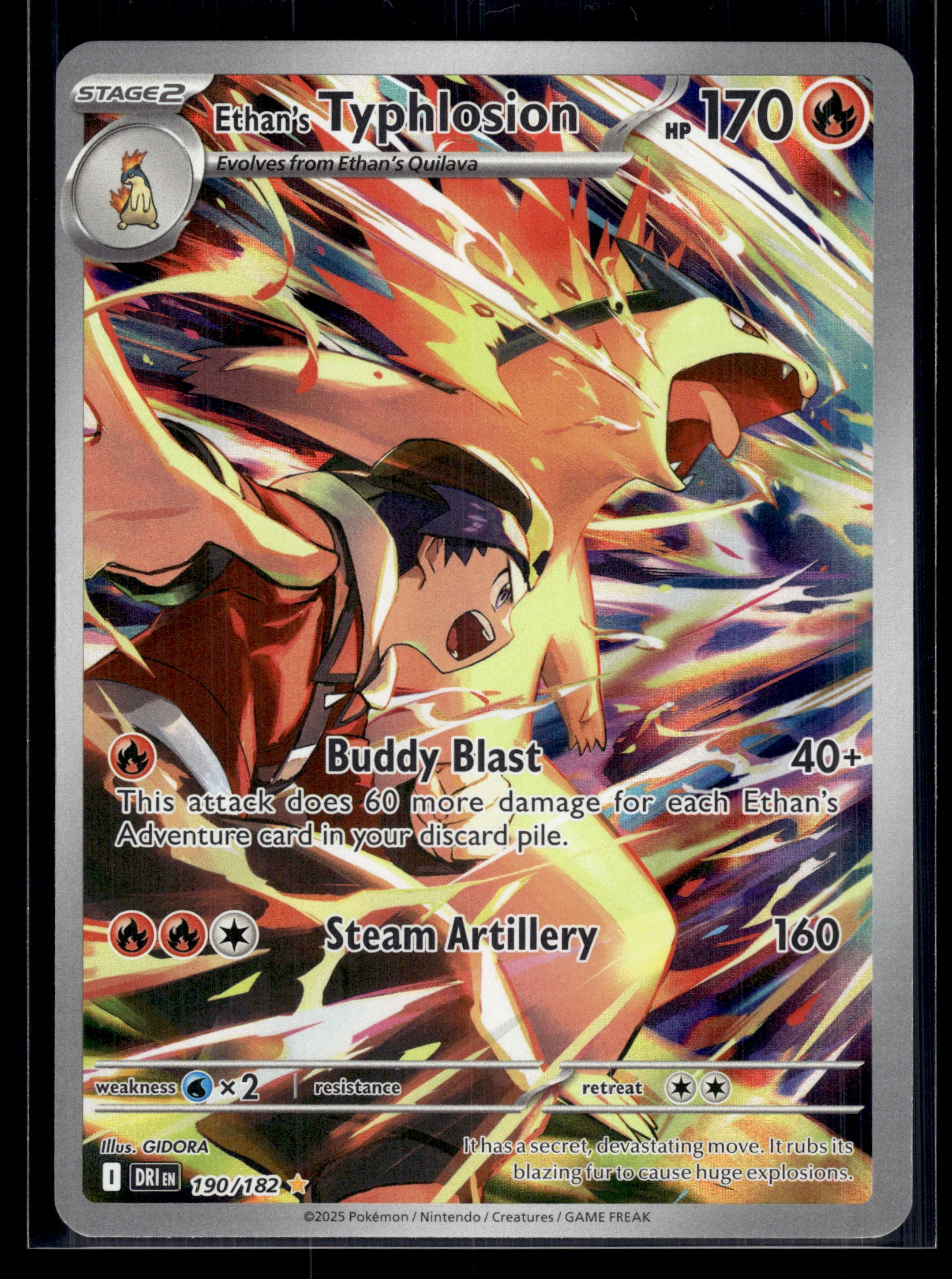 Ethan's Typhlosion #190/182 Destined Rivals VLP