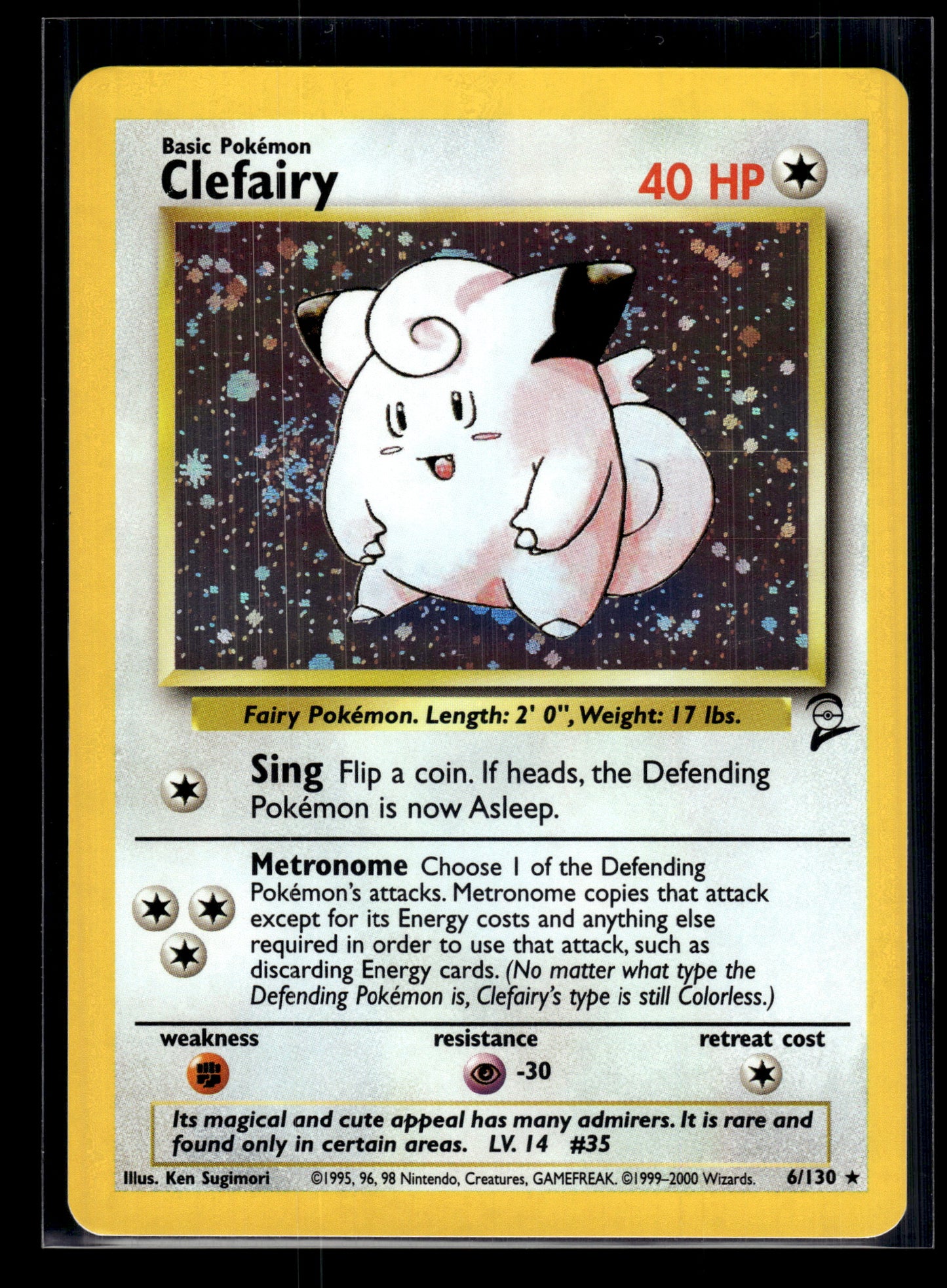 Clefairy #006/130 Base Set 2 LP