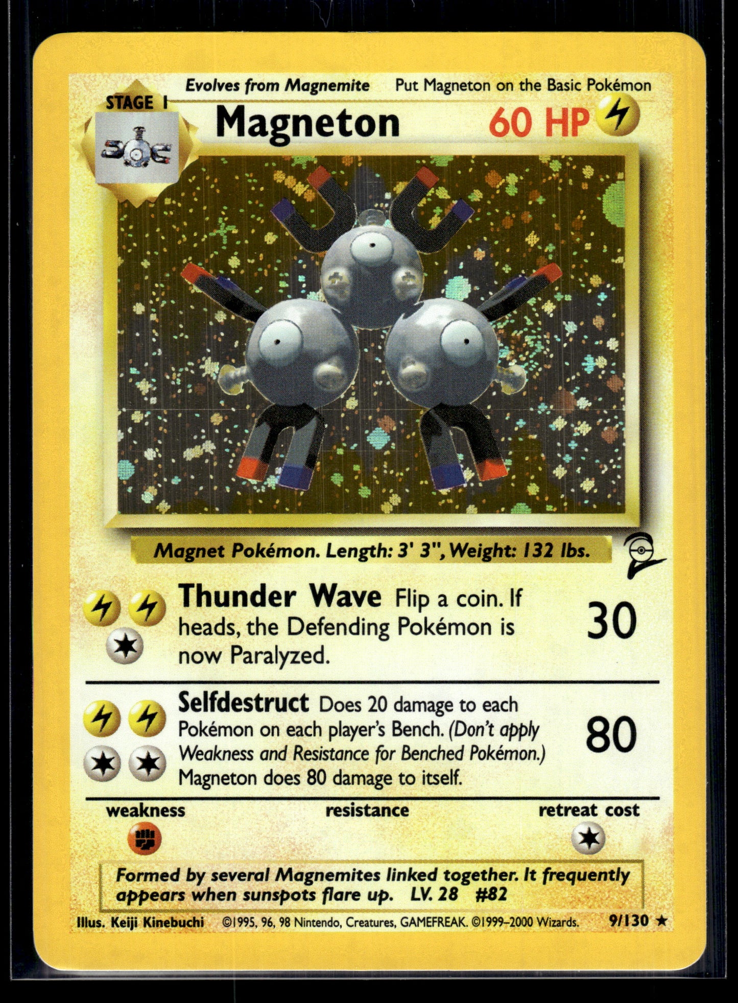 Magneton #009/130 Base Set 2 LP