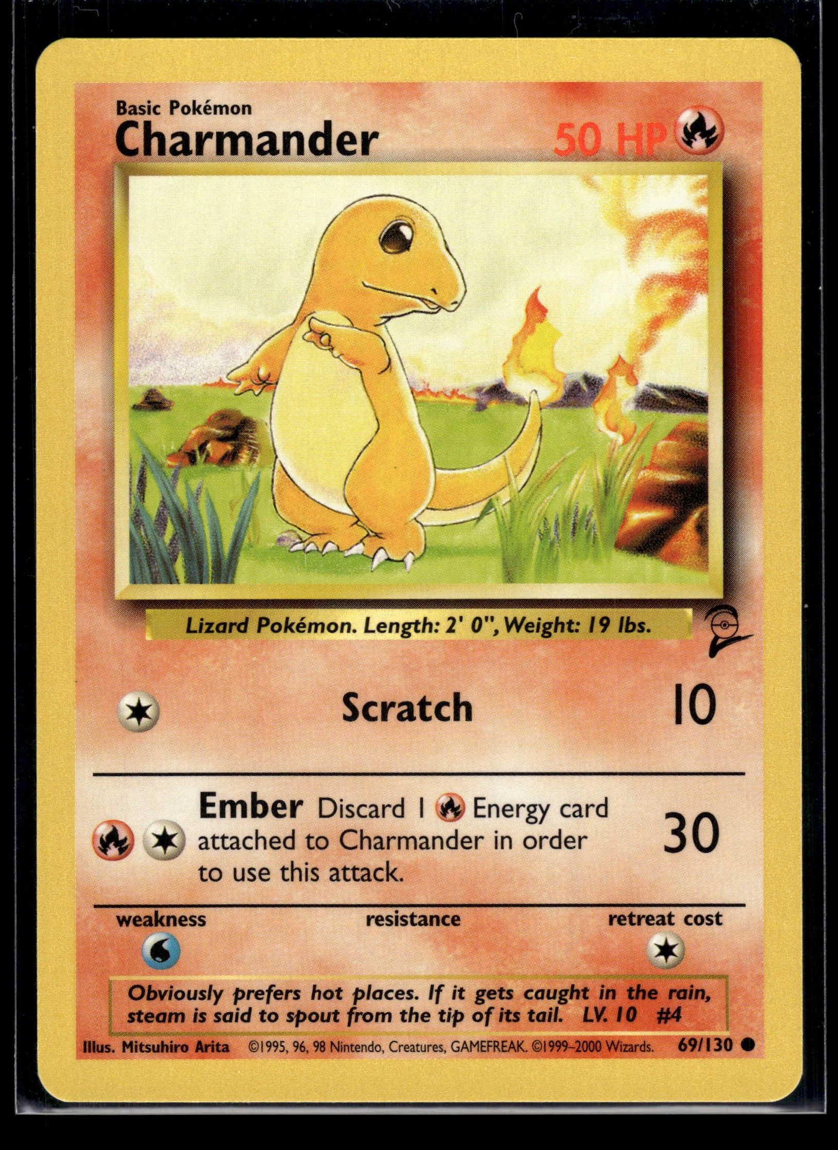 Charmander #069/130 Base Set 2 VLP