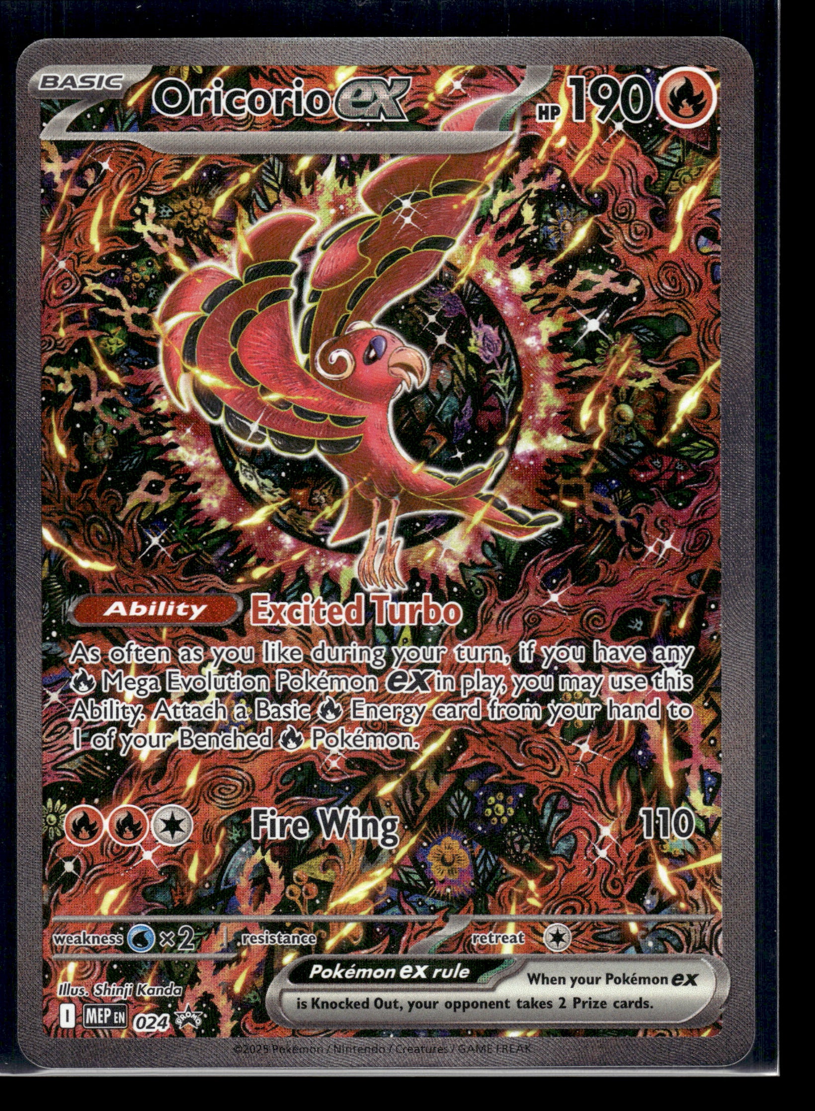 Oricorio ex #024 Mega Evolution Promo NM