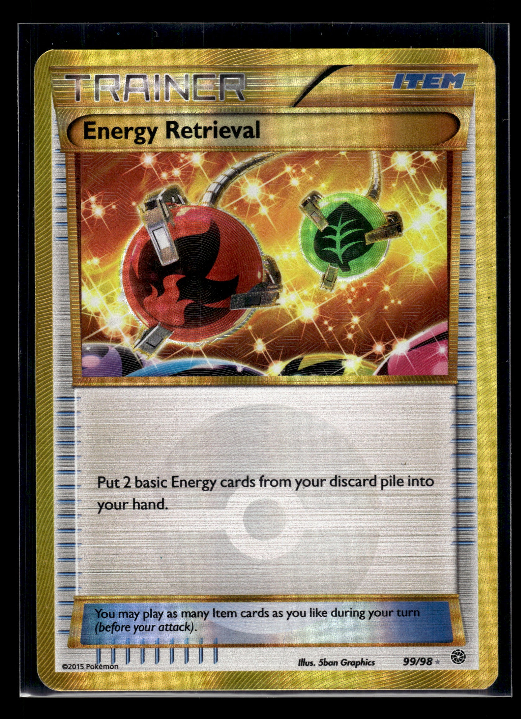 Energy Retrieval #99/98 XY - Ancient Origins MP