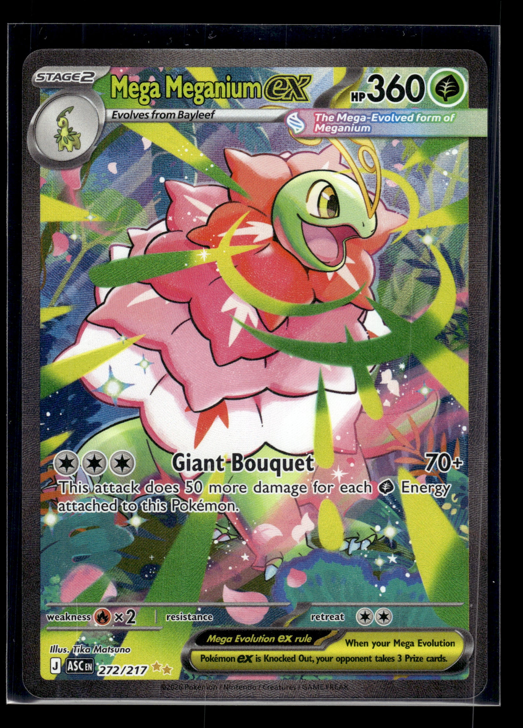 Mega Meganium ex #272/217 Ascended Heroes NM