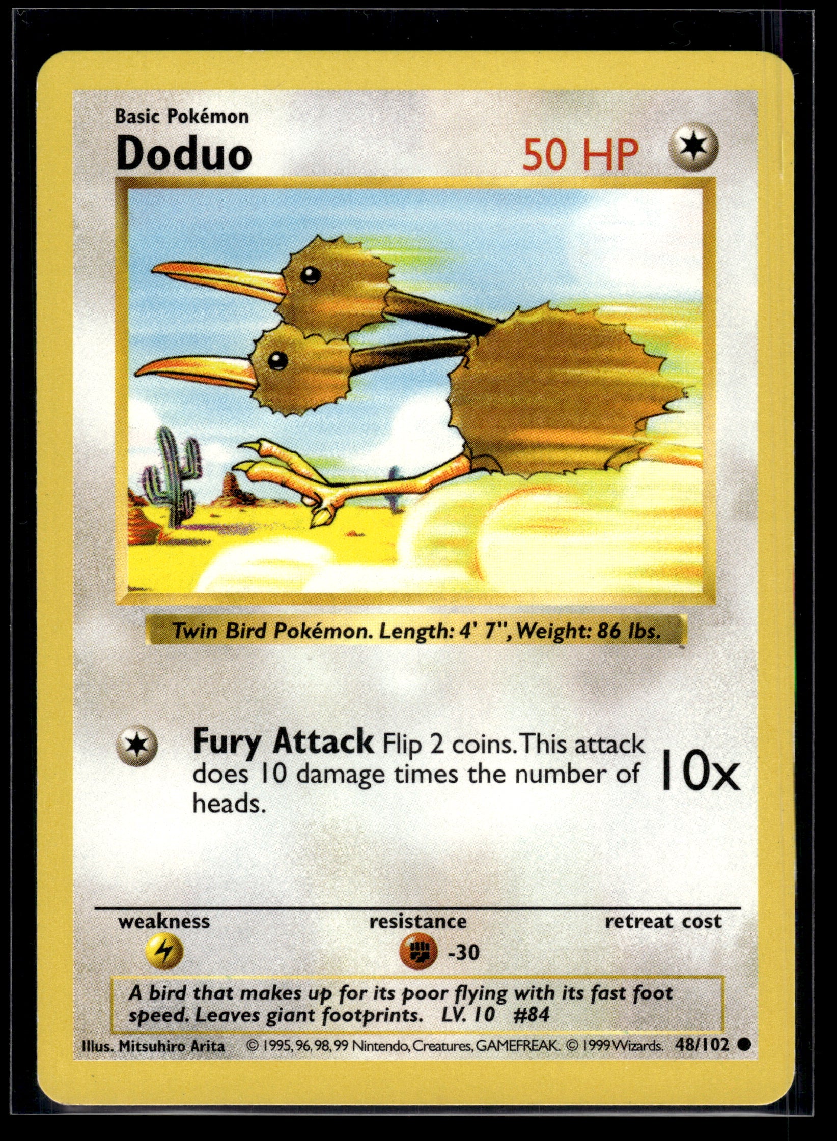 Doduo (Shadowless) #048/102 Base Set LP – Ready Mark Cards