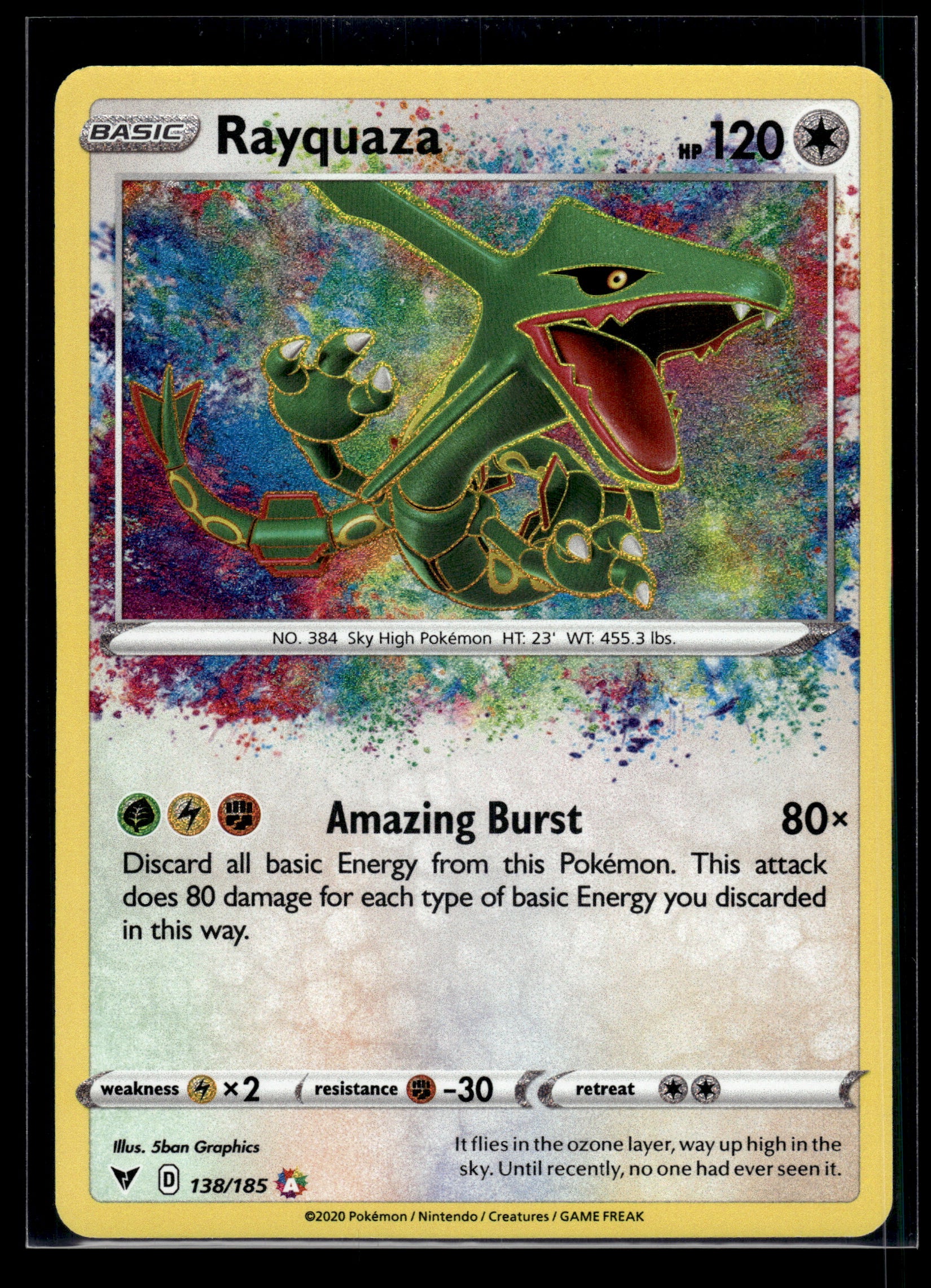 Rayquaza #138/185 Vivid Voltage NM