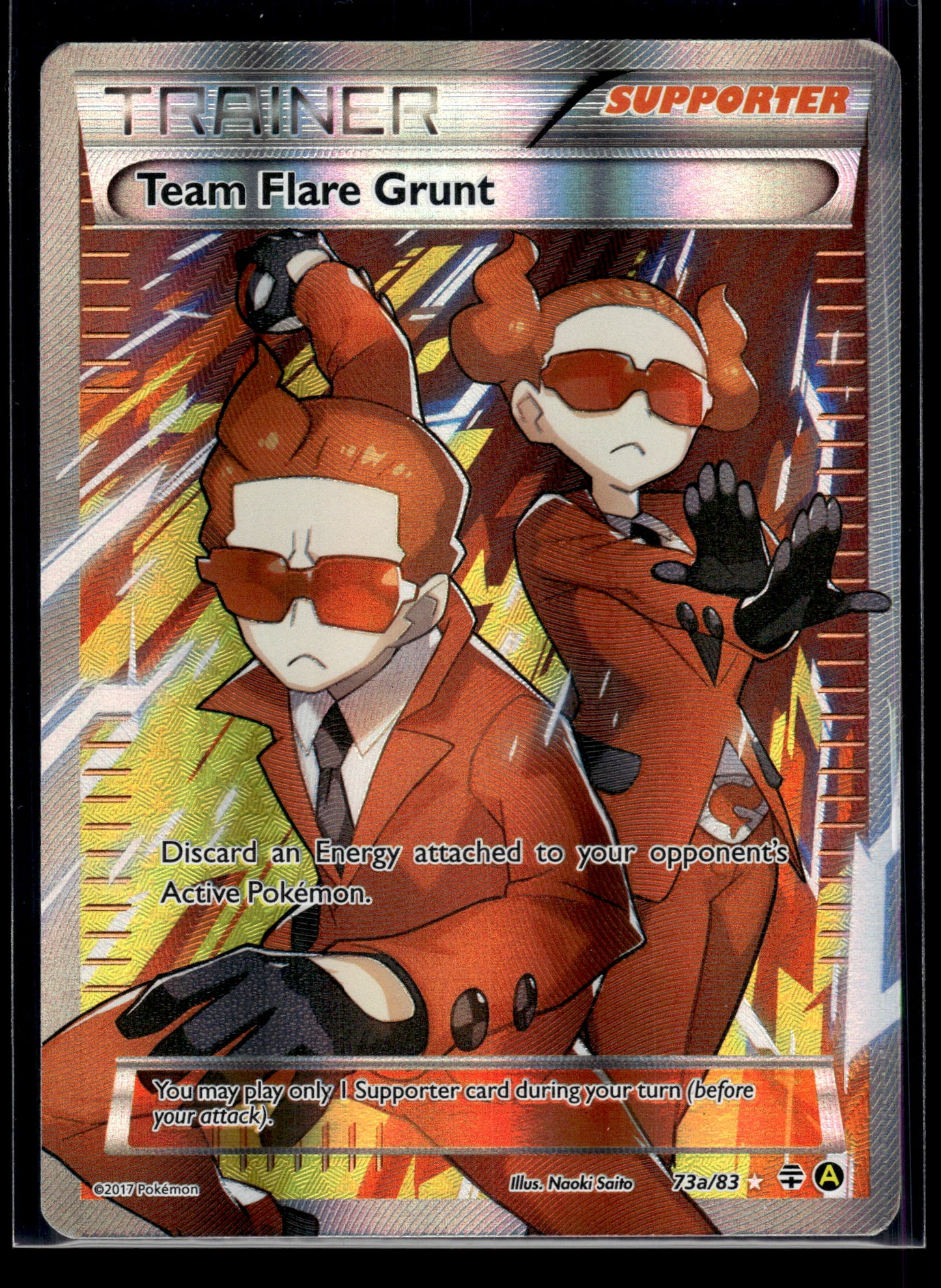 Team Flare Grunt #073a/083 Alternate Art Promos MP