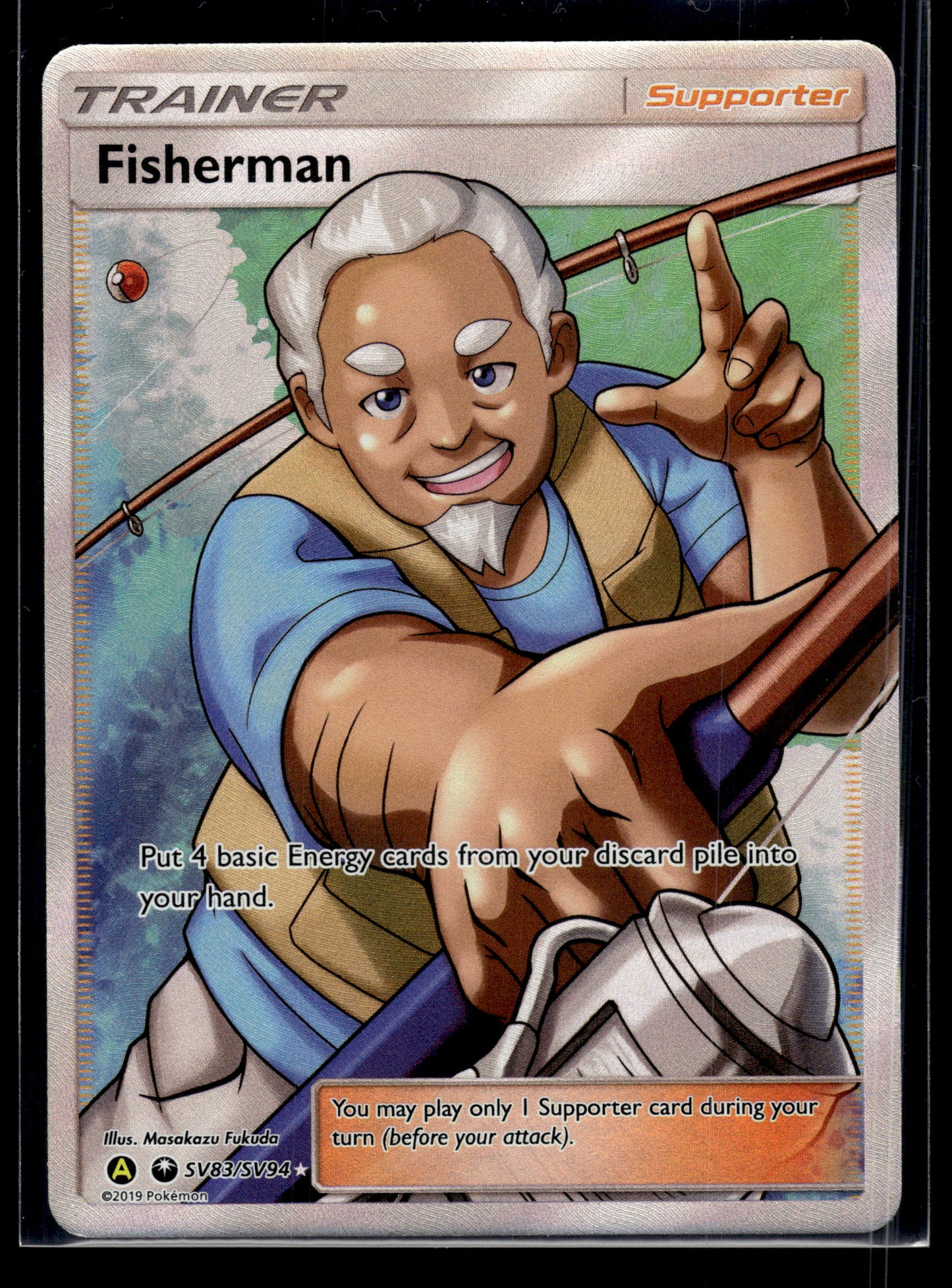 Fisherman #SV83/SV94 Hidden Fates: Shiny Vault NM