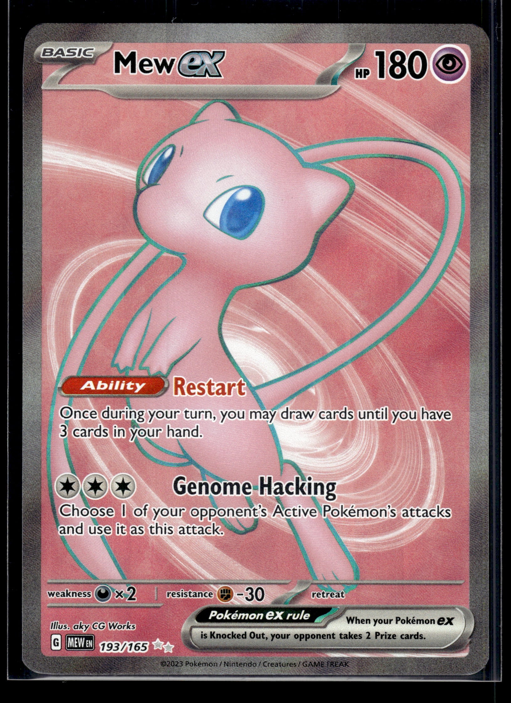 Mew ex #193/165 Scarlet & Violet 151 LP