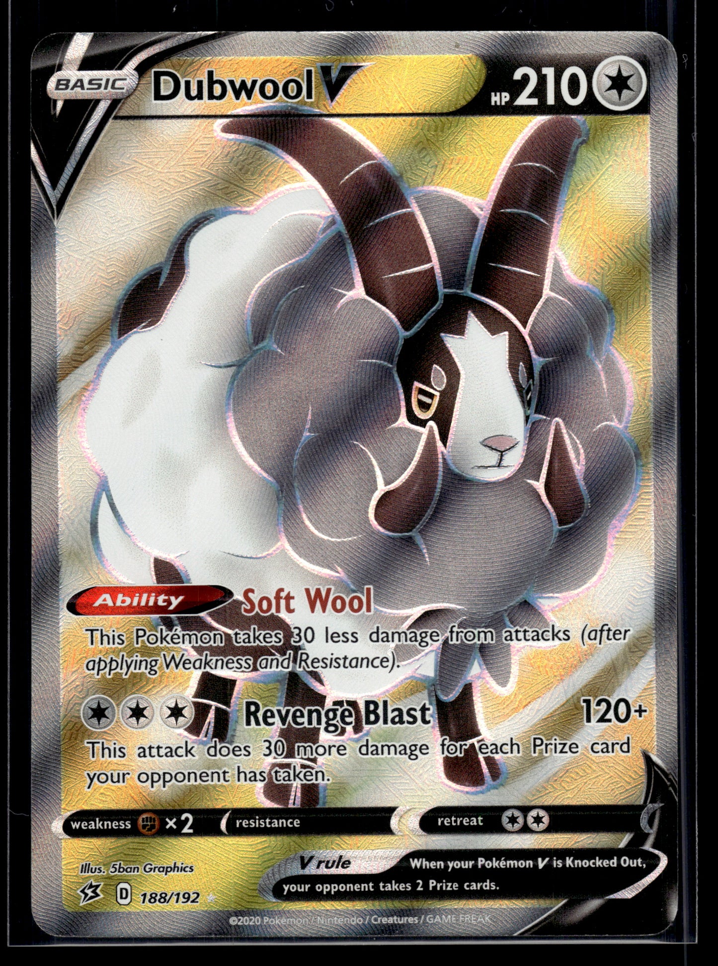 Dubwool V (Full Art) #188/192 Rebel Clash LP