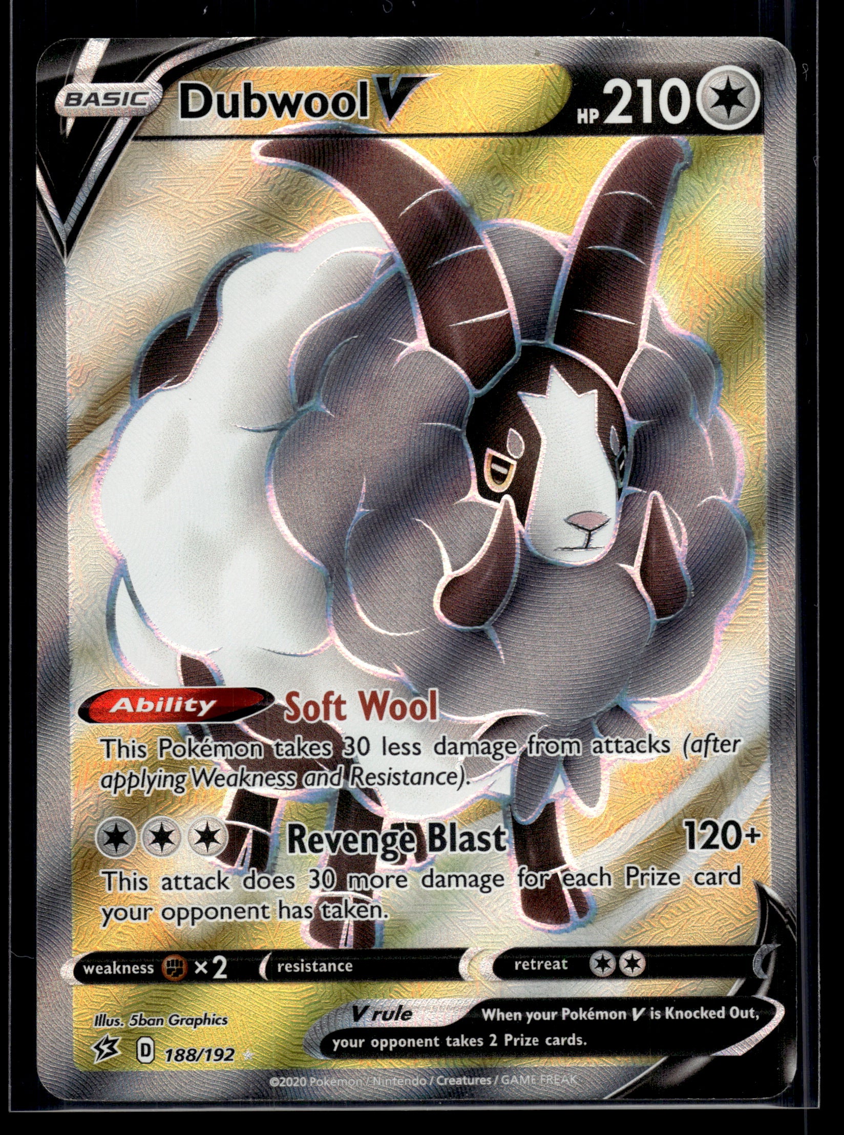 Dubwool V (Full Art) #188/192 Rebel Clash LP