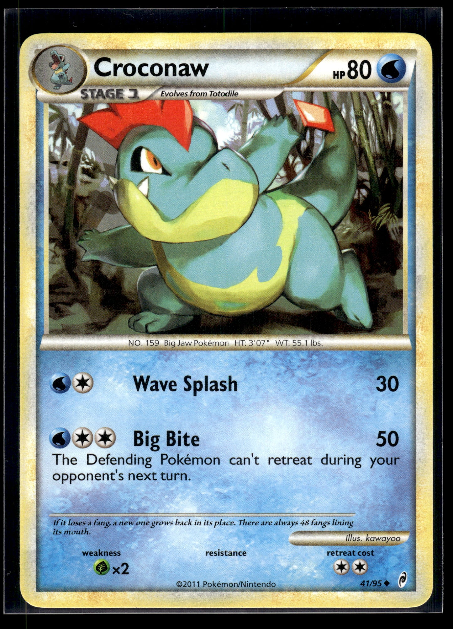 Croconaw #41/95 Call of Legends LP