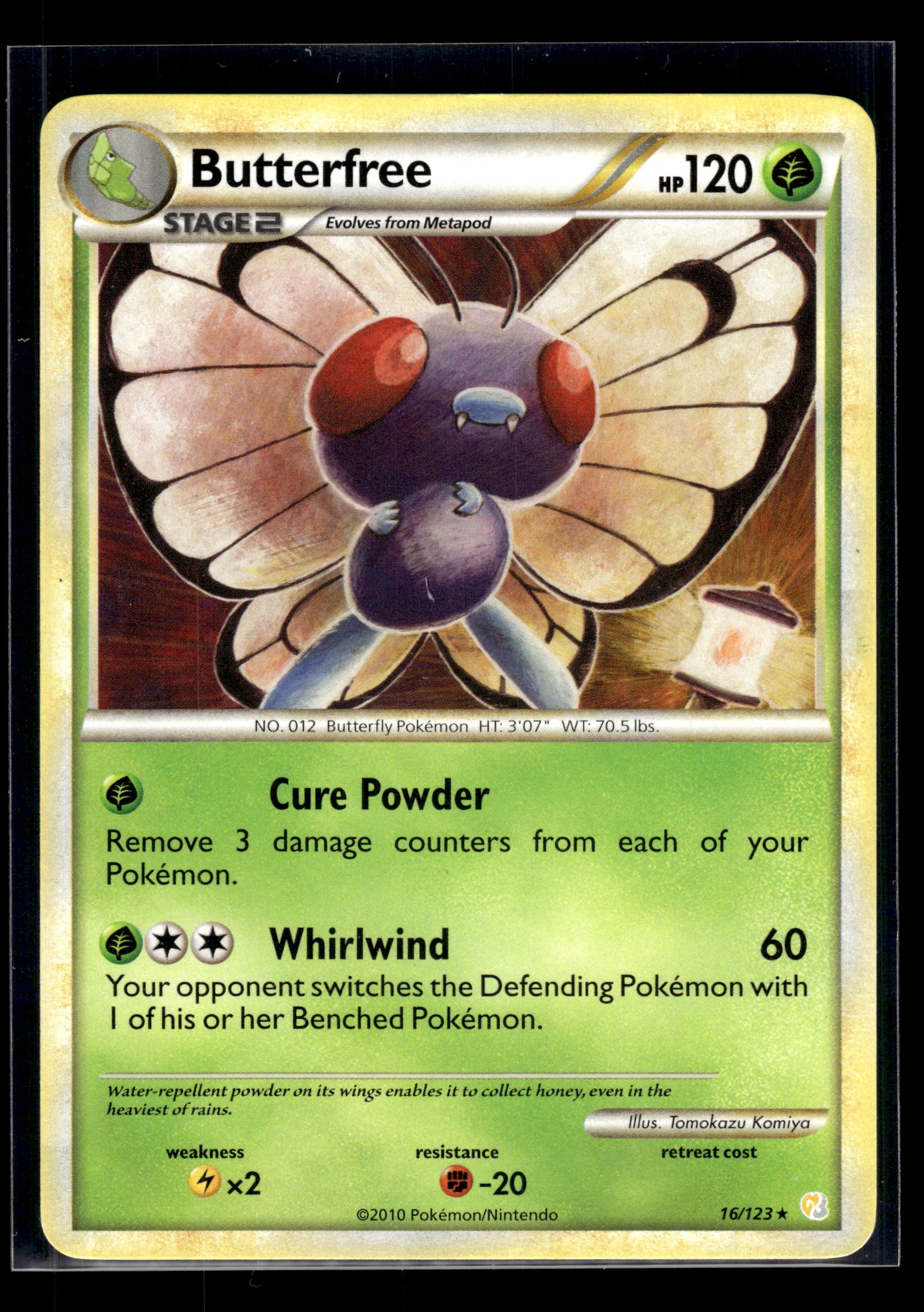 Butterfree #16/123 HeartGold SoulSilver LP