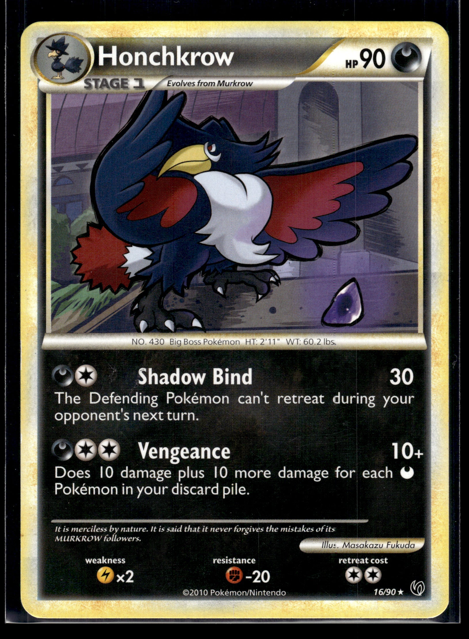 Honchkrow #16/90 Undaunted LP