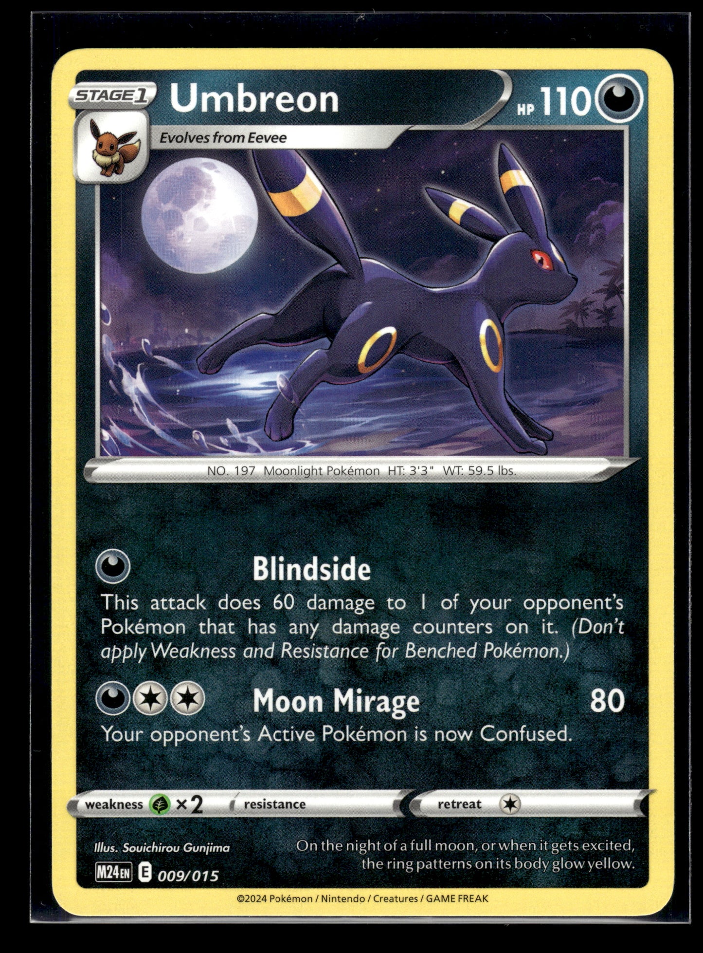 Umbreon #009/015 McDonald's Promos 2024 LP