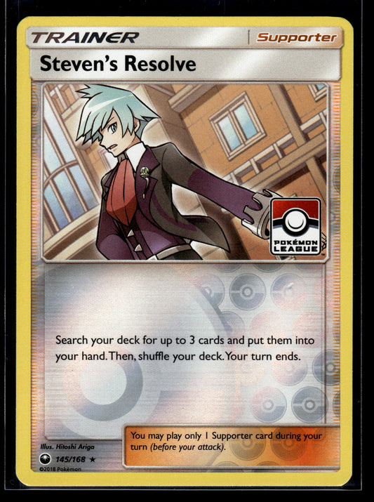 Steven's Resolve #145/168 STAMPED Celestial Storm LP