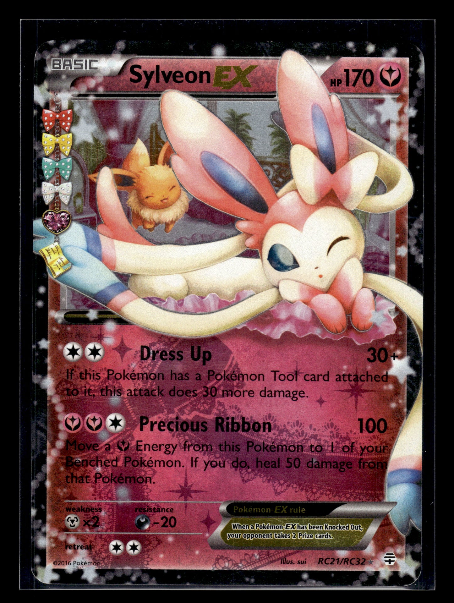 Sylveon EX #RC21/RC32 Generations: Radiant Collection LP