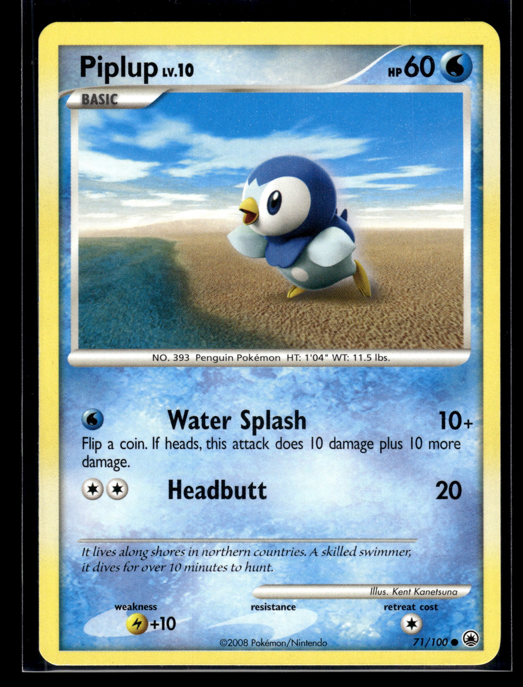 Piplup #71/100 Majestic Dawn LP