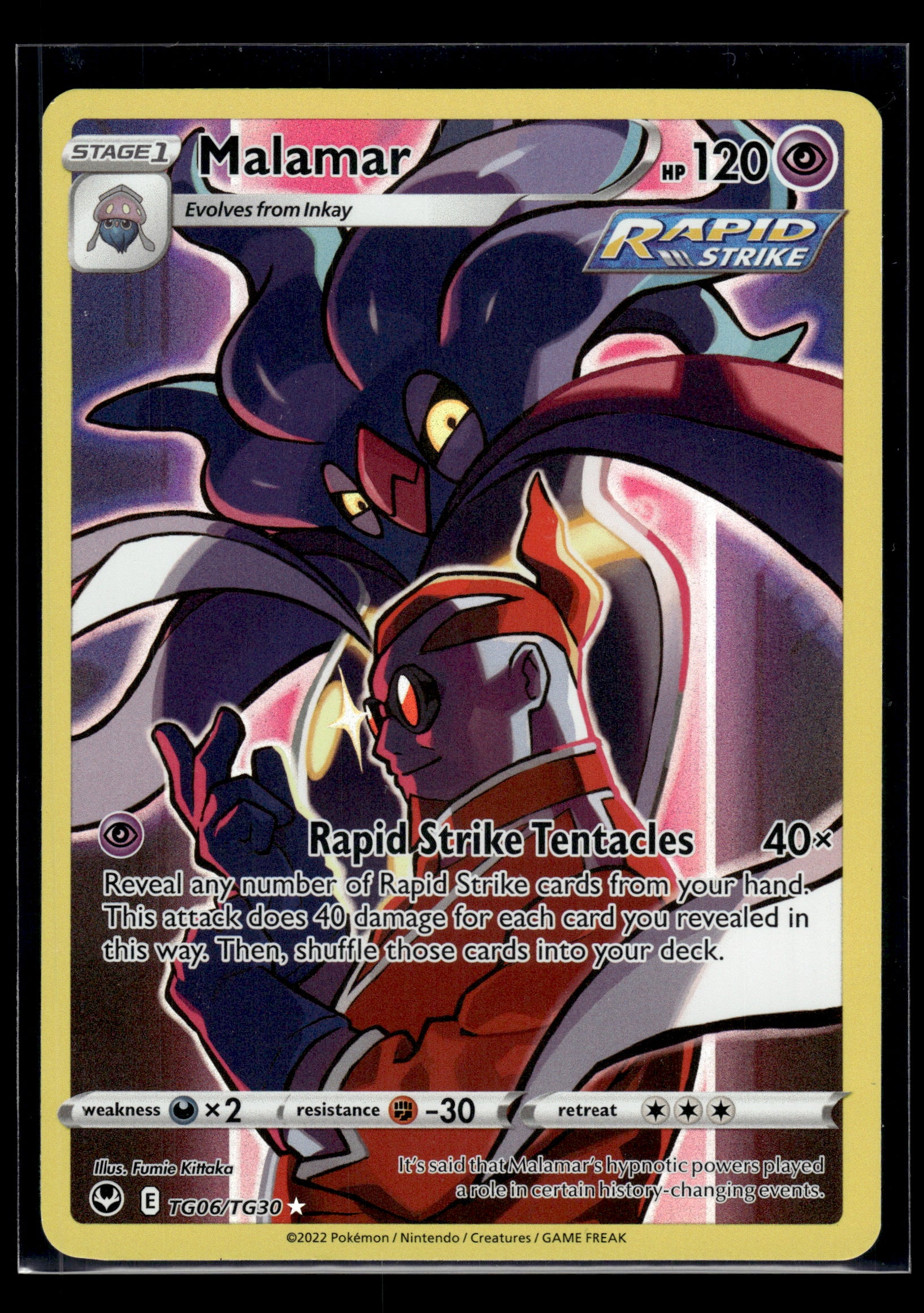 Malamar #TG06/TG30 Silver Tempest Trainer Gallery LP
