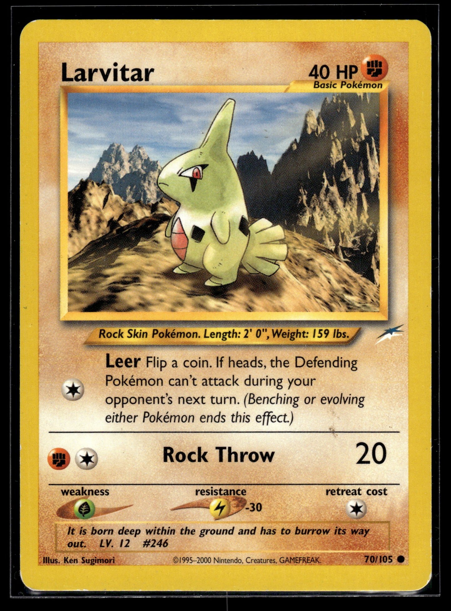 Larvitar #070/105 Neo Destiny MP