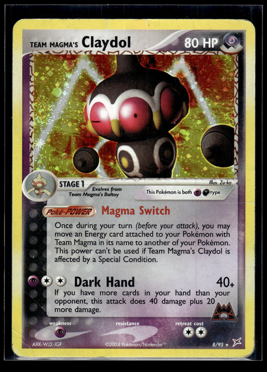 Team Magma's Claydol #8/95 Team Magma vs Team Aqua HP