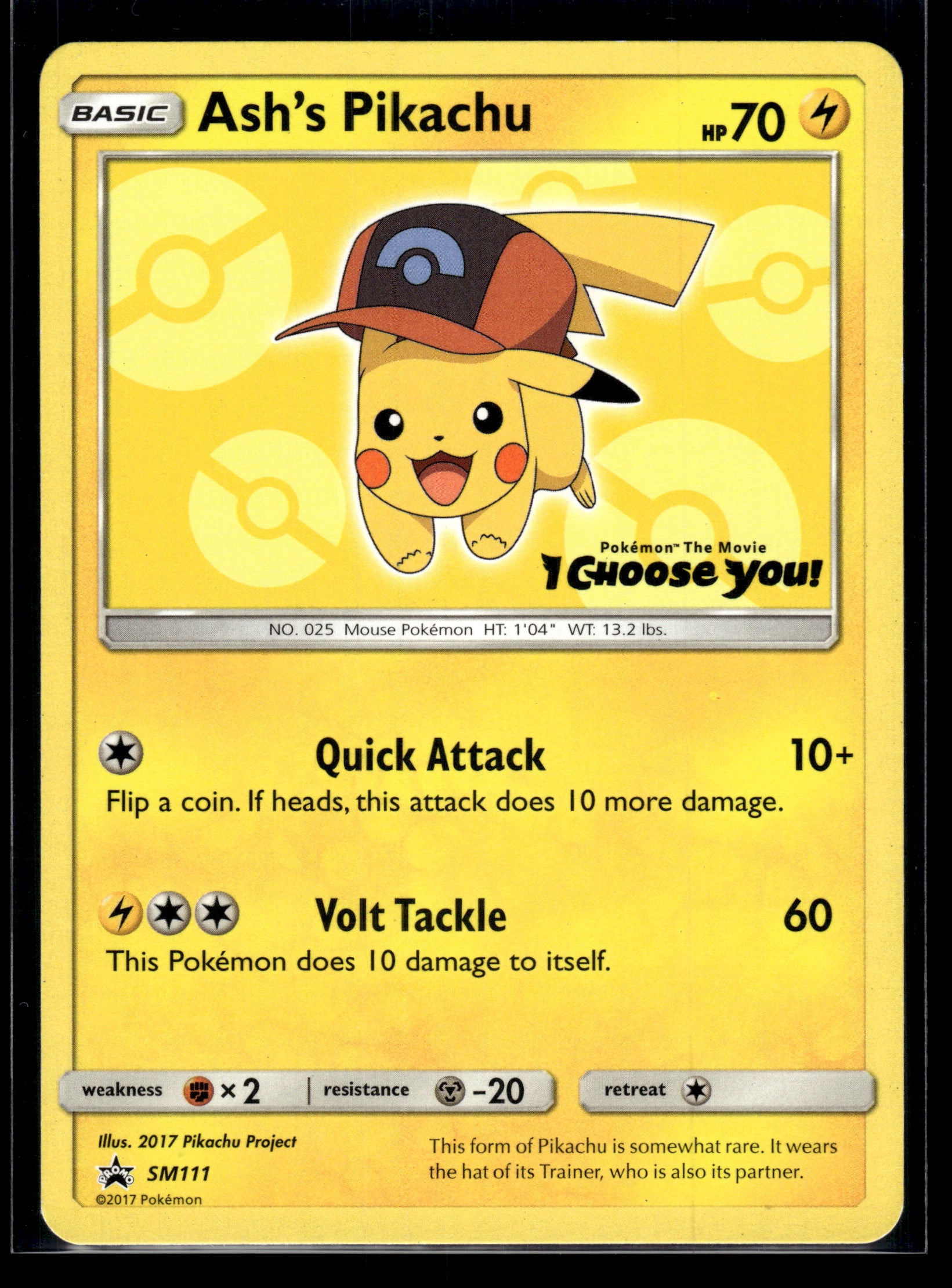 Ash's Pikachu #SM111 SM Promos LP