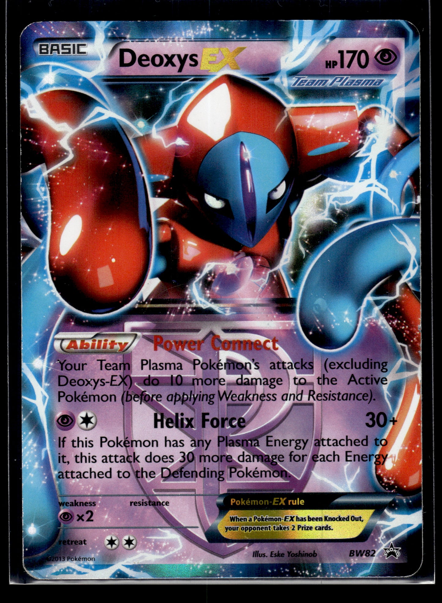 Deoxys EX (Team Plasma) #BW82 Black and White Promos HP