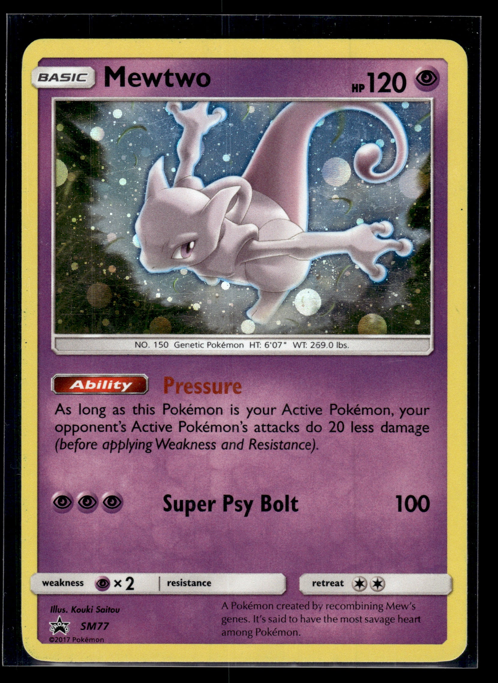 Mewtwo #SM77 Sun & Moon Promo MP