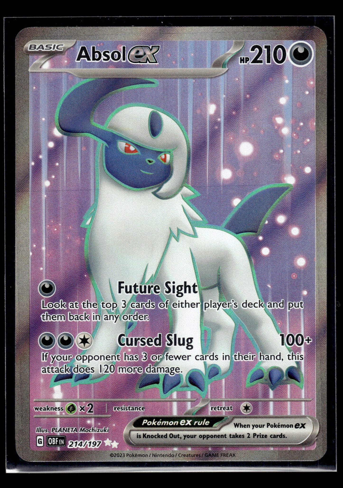 Absol ex #214/197 Obsidian Flames LP