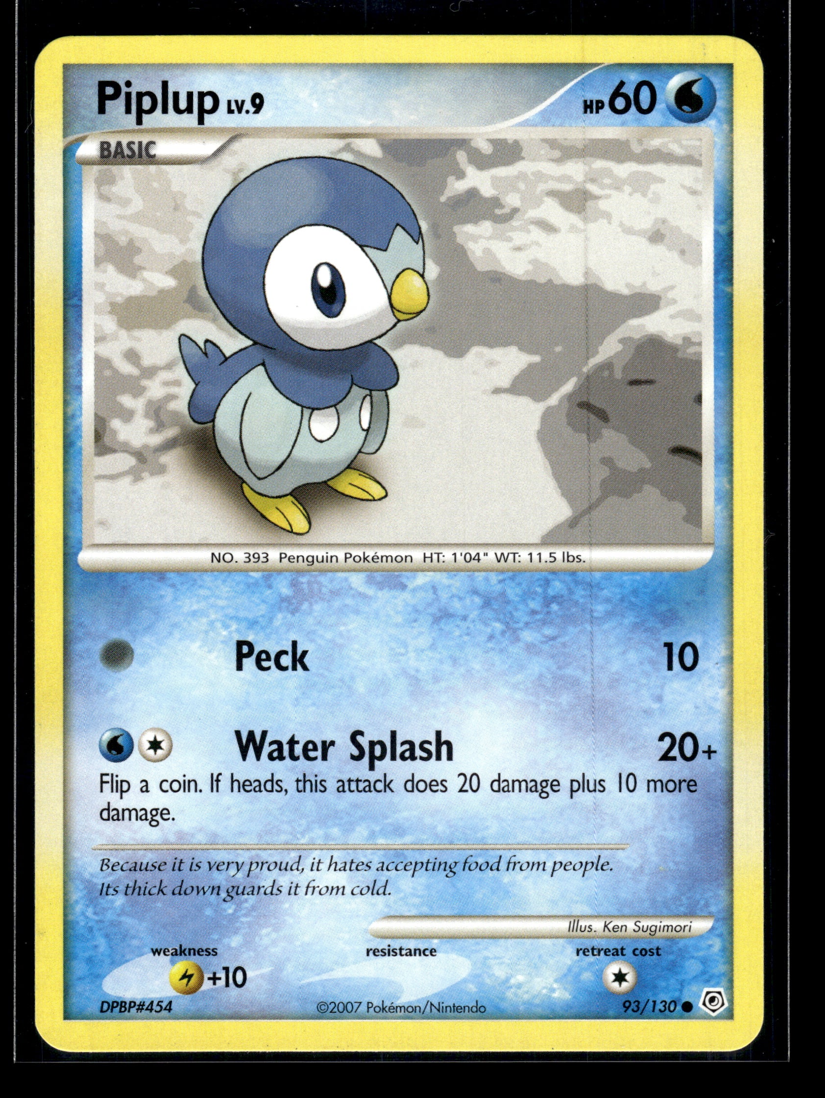Piplup #93/130 Diamond and Pearl LP
