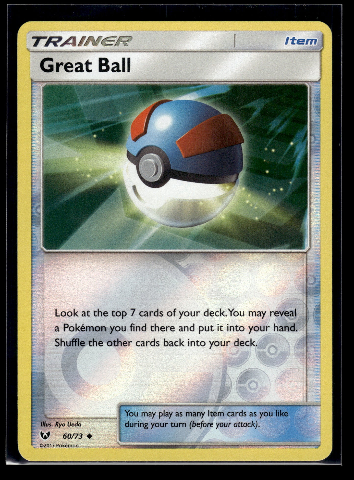 Great Ball #60/73 Reverse Holo Shining Legends VLP