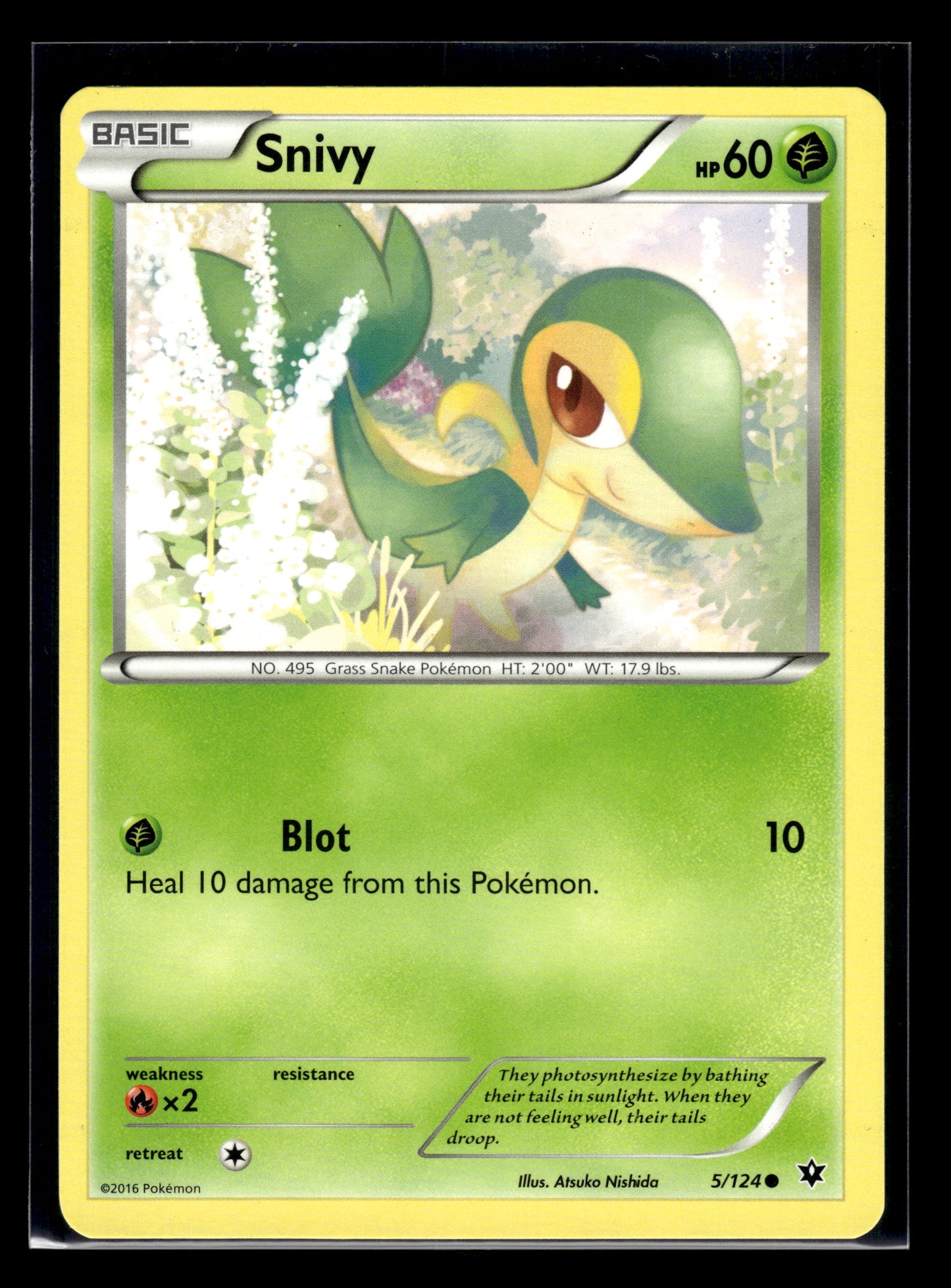 Snivy #5/124 Fates Collide LP