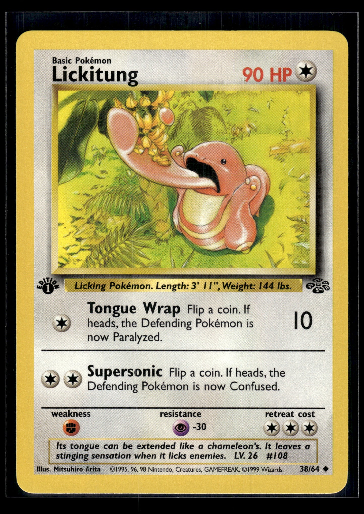 Lickitung #38/64 1st Edition Jungle LP