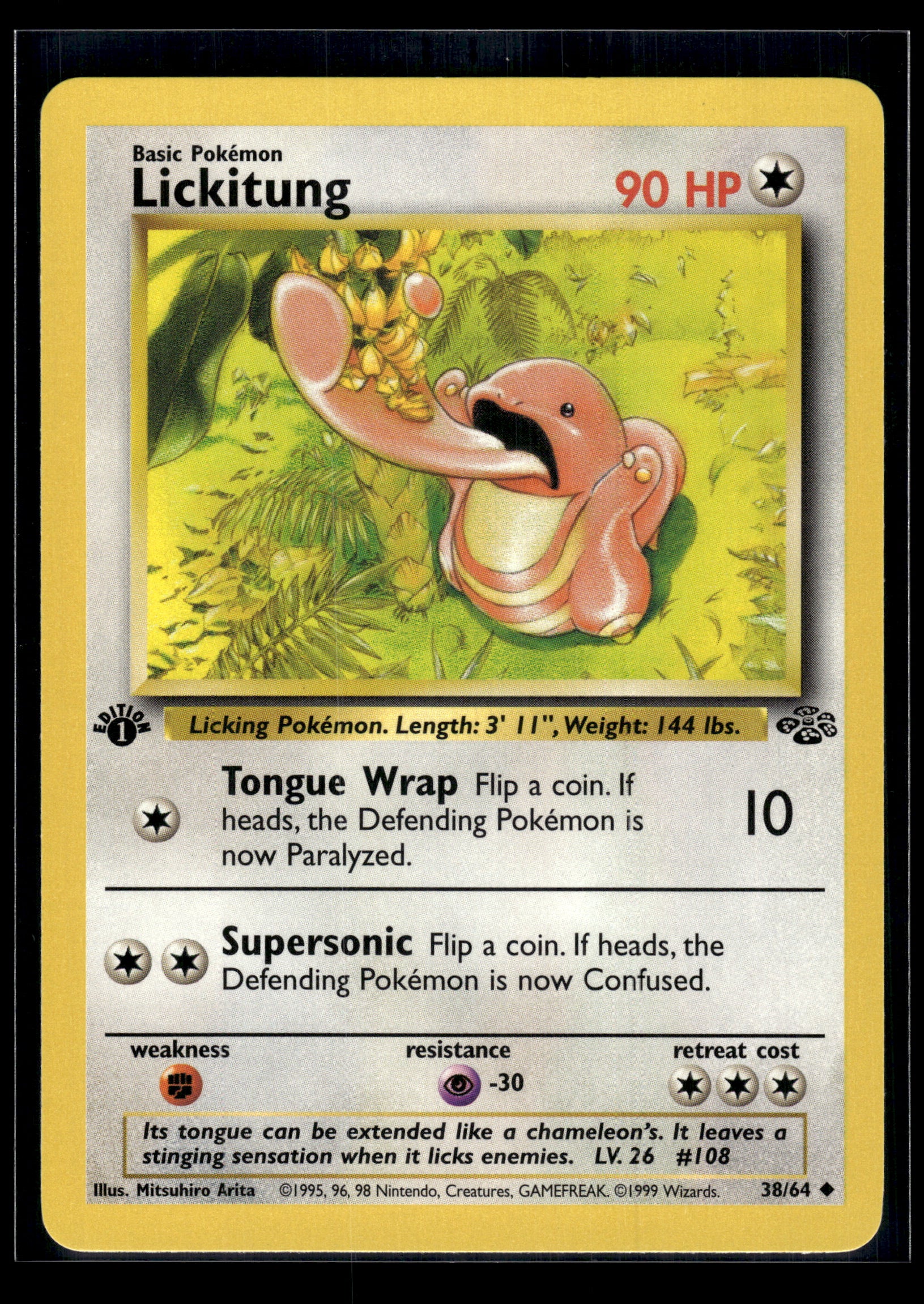 Lickitung #38/64 1st Edition Jungle LP