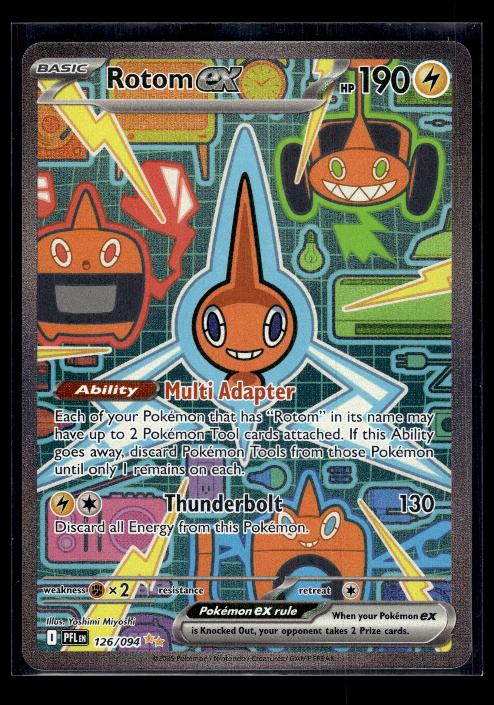 Rotom ex #126/094 Phantasmal Flames NM
