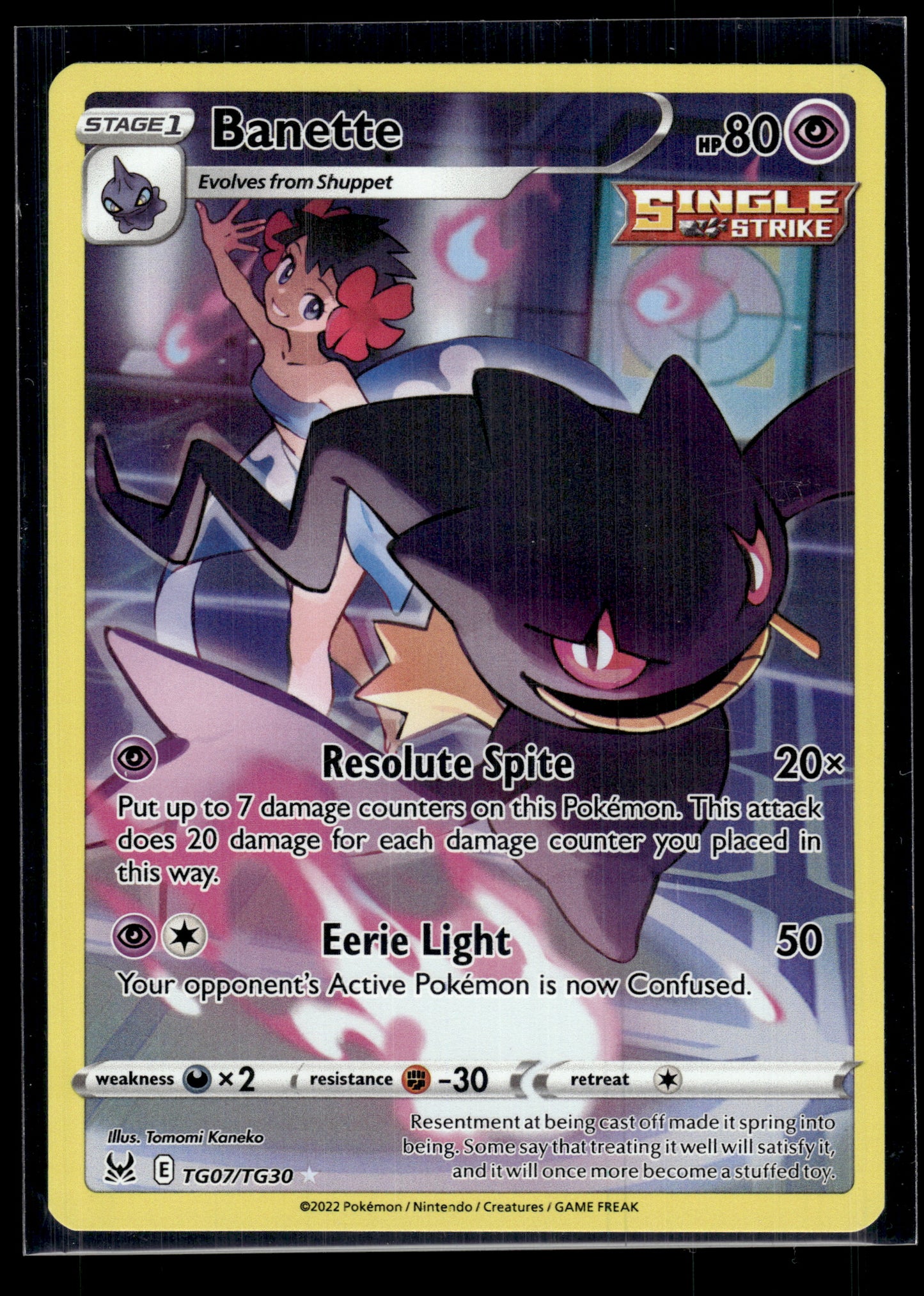 Banette #TG07/TG30 Lost Origin Trainer Gallery LP