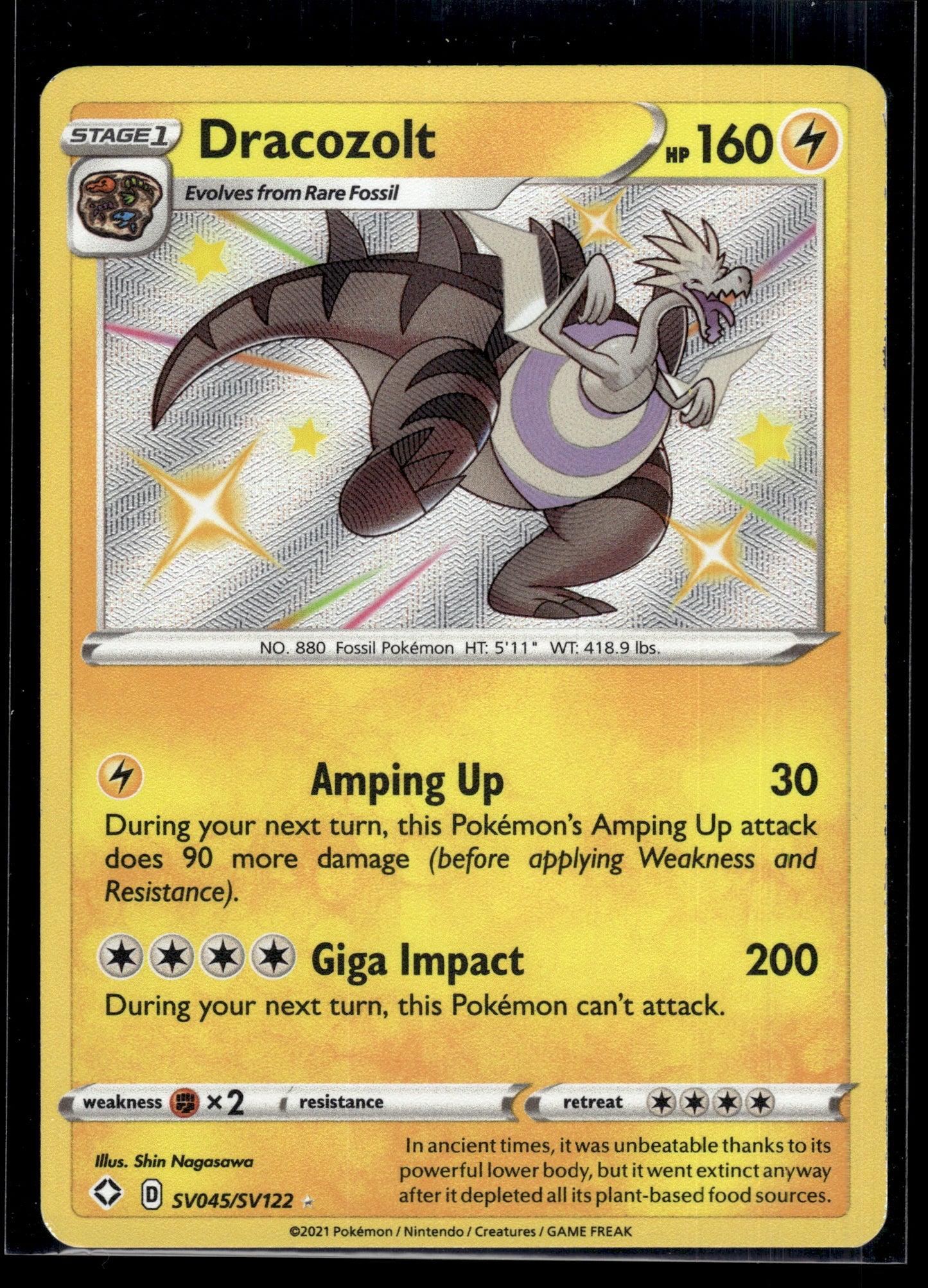Dracozolt #SV045/SV122 Shining Fates: Shiny Vault LP