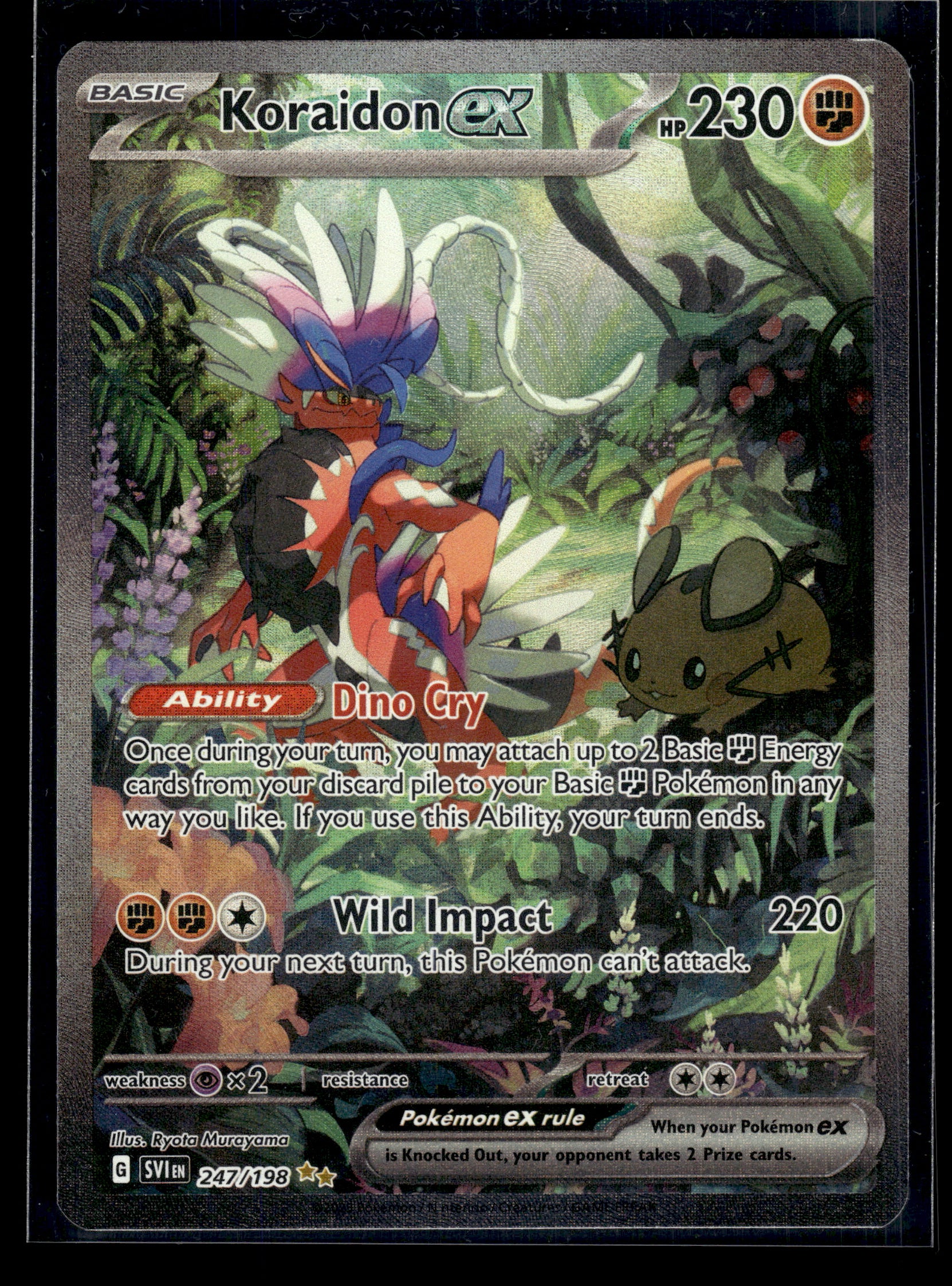 Koraidon ex #247/198 Scarlet & Violet LP
